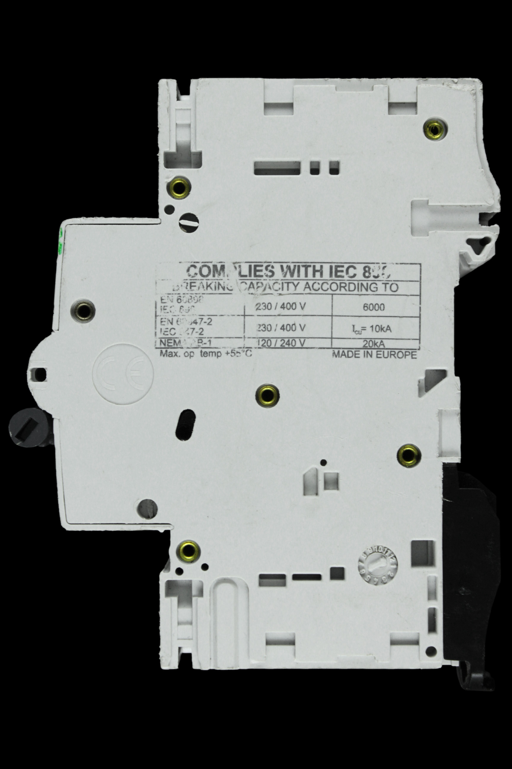 CRABTREE 40 AMP CURVE C 6kA TRIPLE POLE MCB CIRCUIT BREAKER LOADSTAR 6FT40C BC