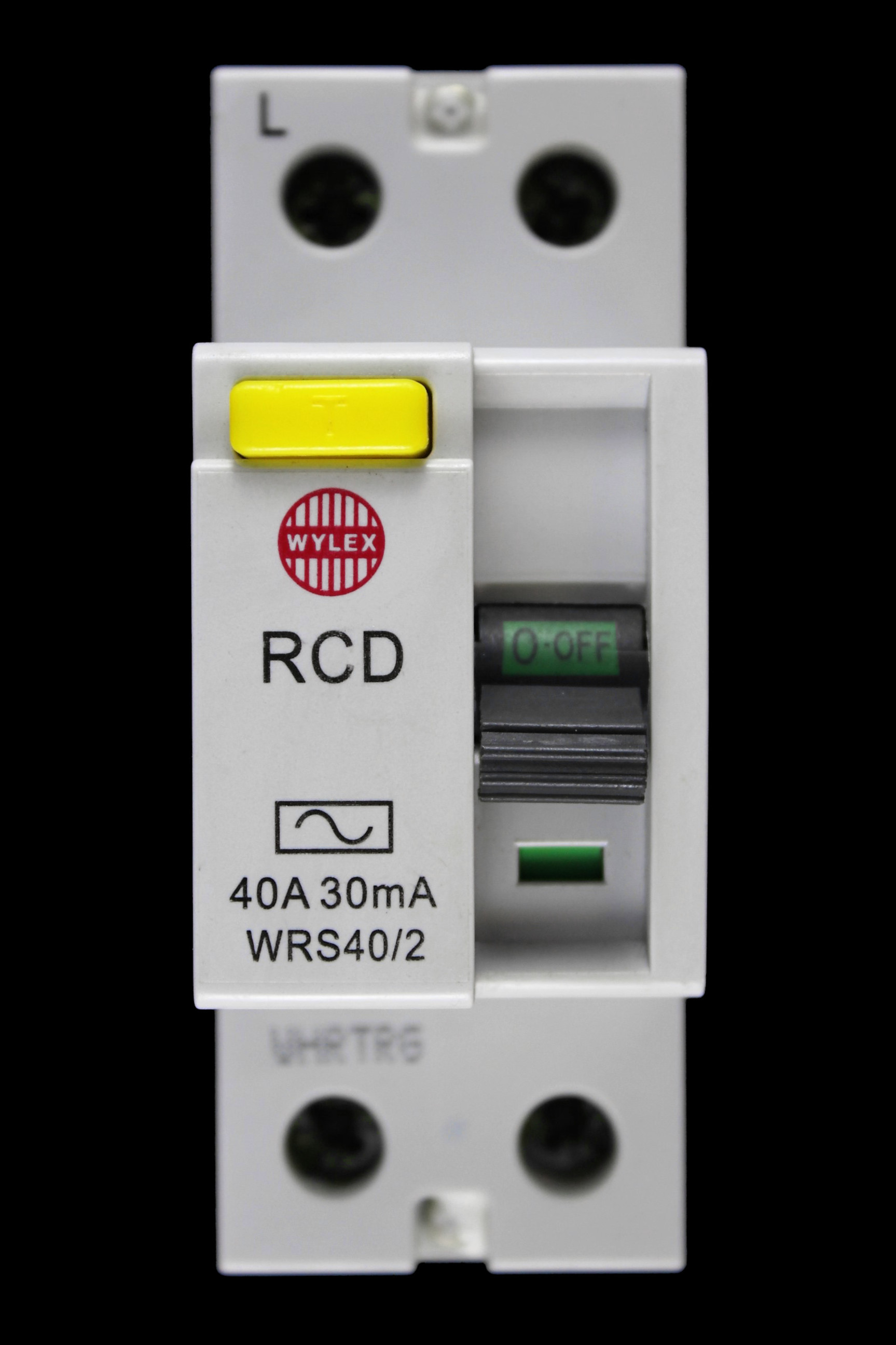 WYLEX 40 AMP 30mA DOUBLE POLE RCD TYPE AC WRS40/2