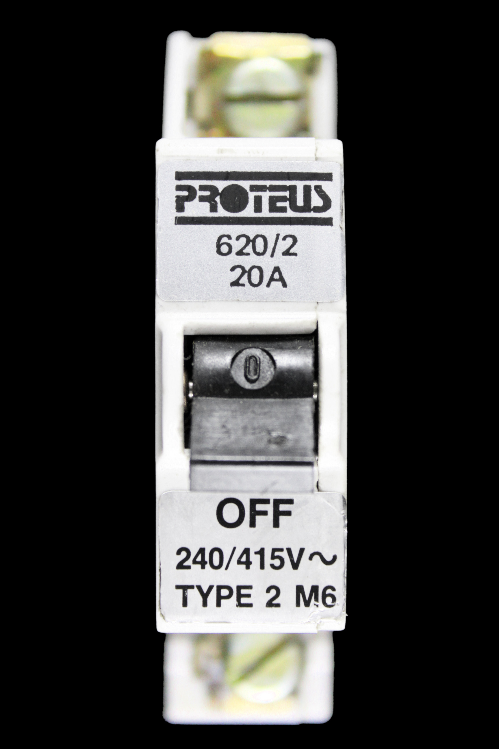 PROTEUS 20 AMP TYPE 2 M6 MCB CIRCUIT BREAKER 620/2 G