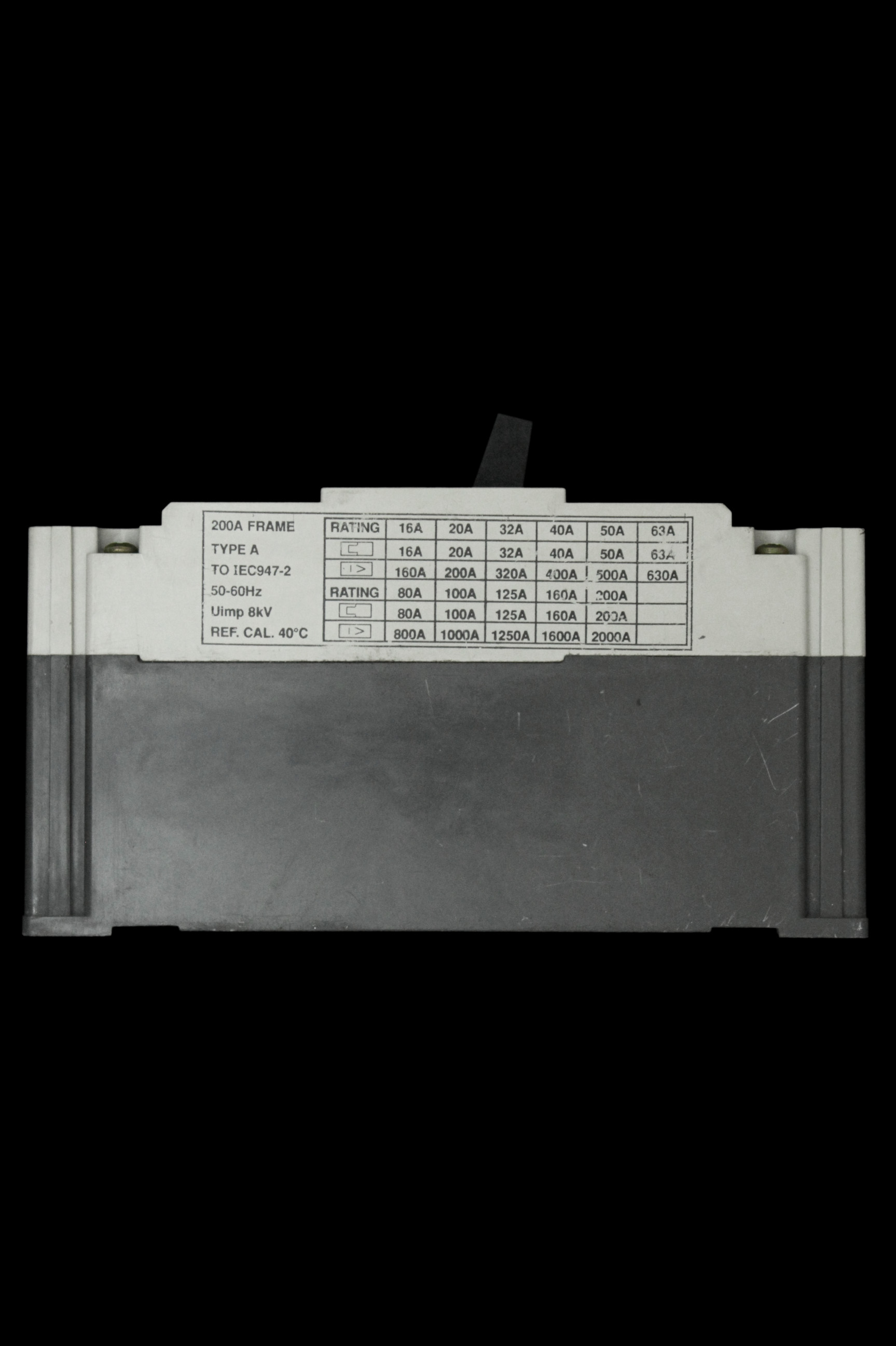 BILL 100 AMP 25kA MCCB TLF1001