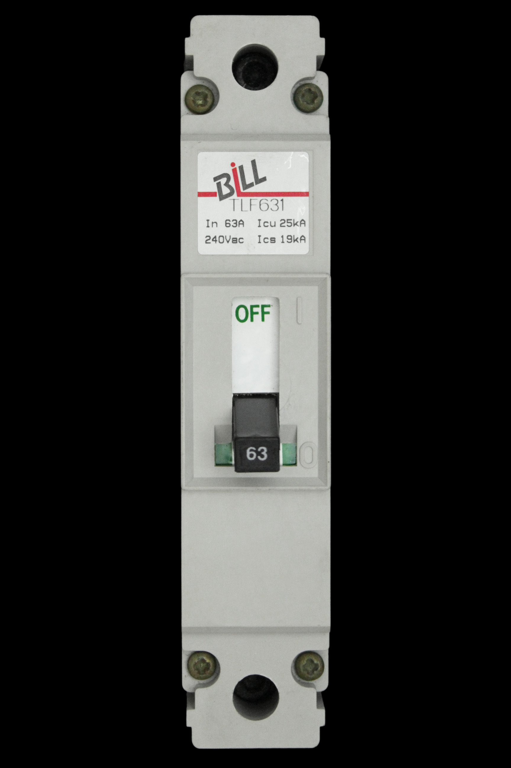 BILL 63 AMP 25kA MCCB TLF631