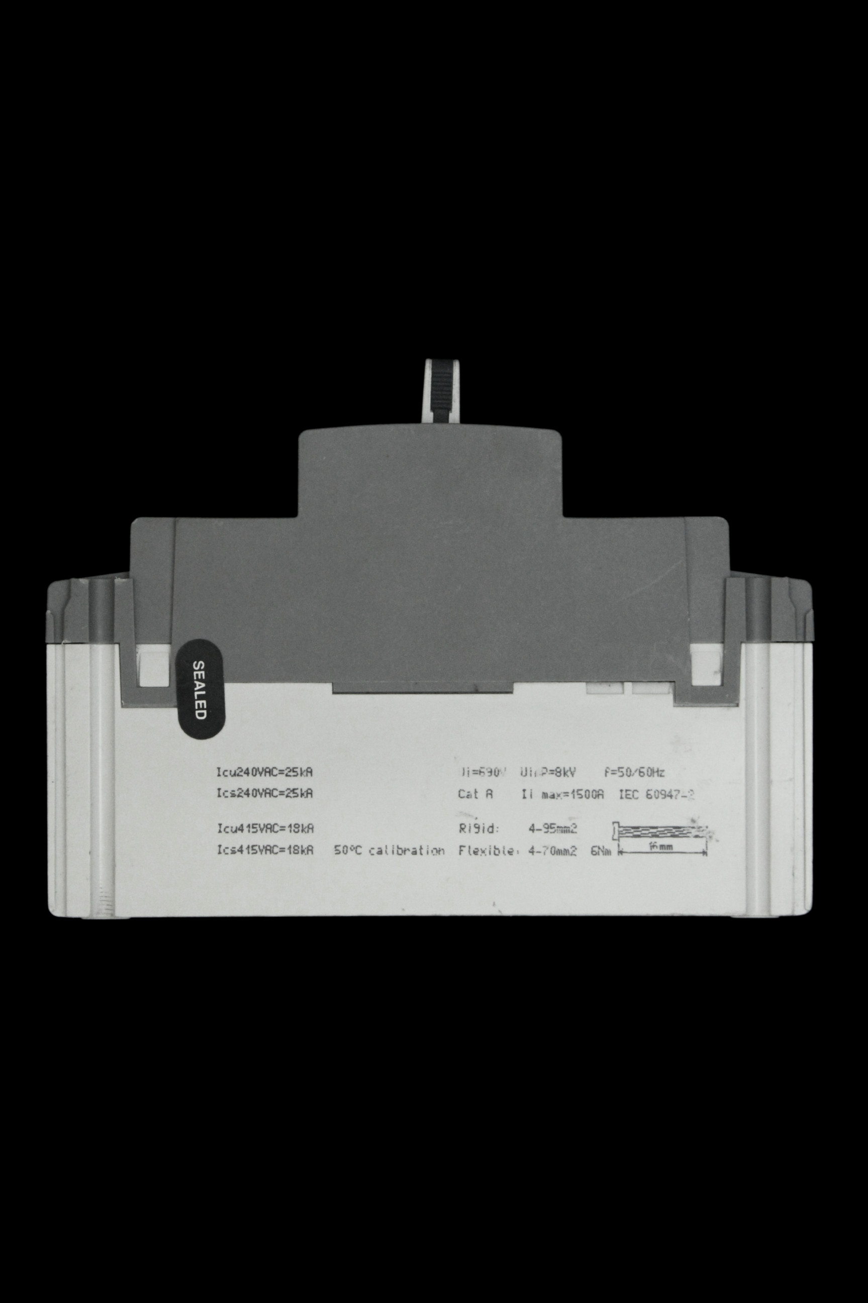 HAGER 100 AMP 18kA MCCB HDA098Z 313592