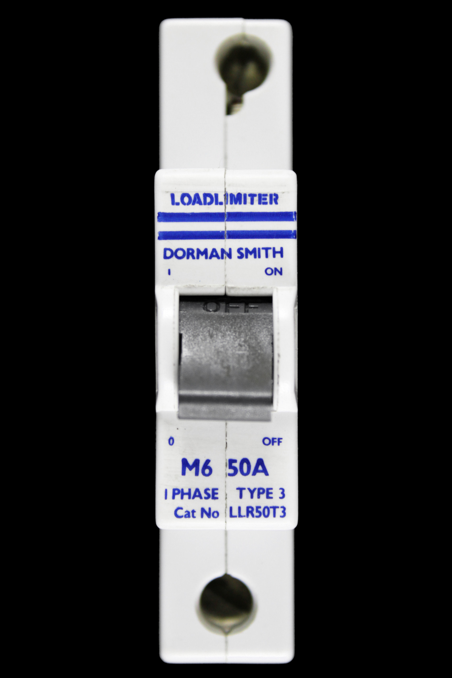 DORMAN SMITH 50 AMP TYPE 3 M6 MCB CIRCUIT BREAKER LOADLIMITER LLR 50T3