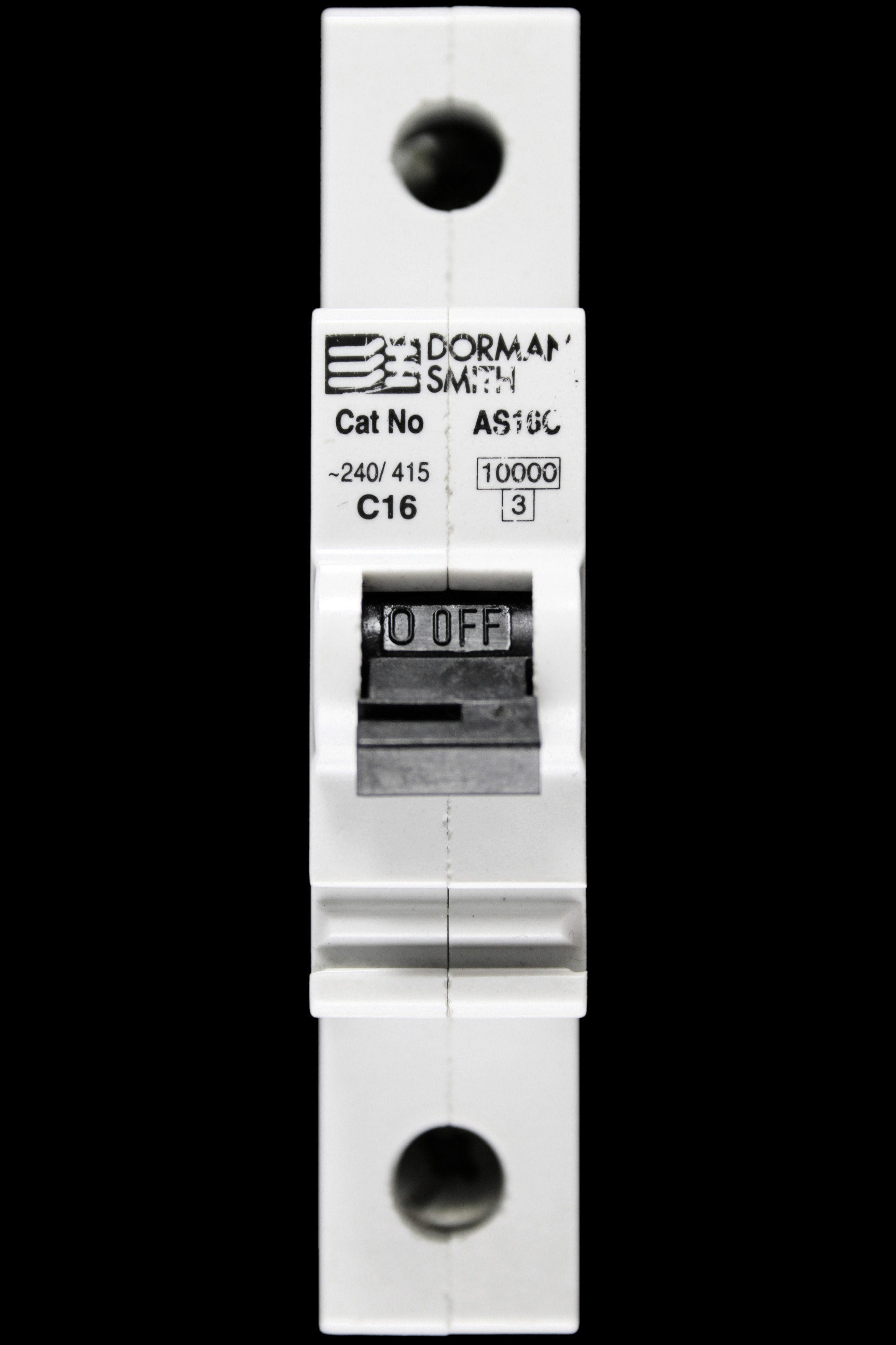 DORMAN SMITH 16 AMP CURVE C 10kA MCB CIRCUIT BREAKER AS16C