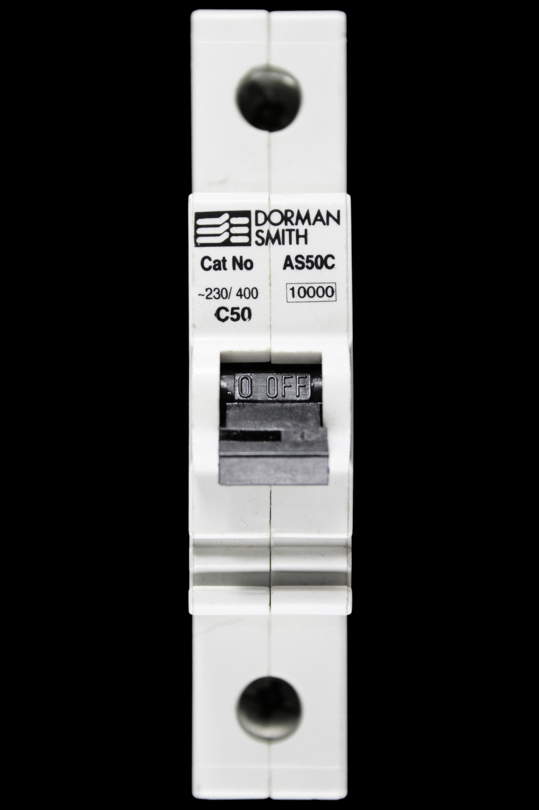 DORMAN SMITH 50 AMP CURVE C 10kA MCB CIRCUIT BREAKER AS50C
