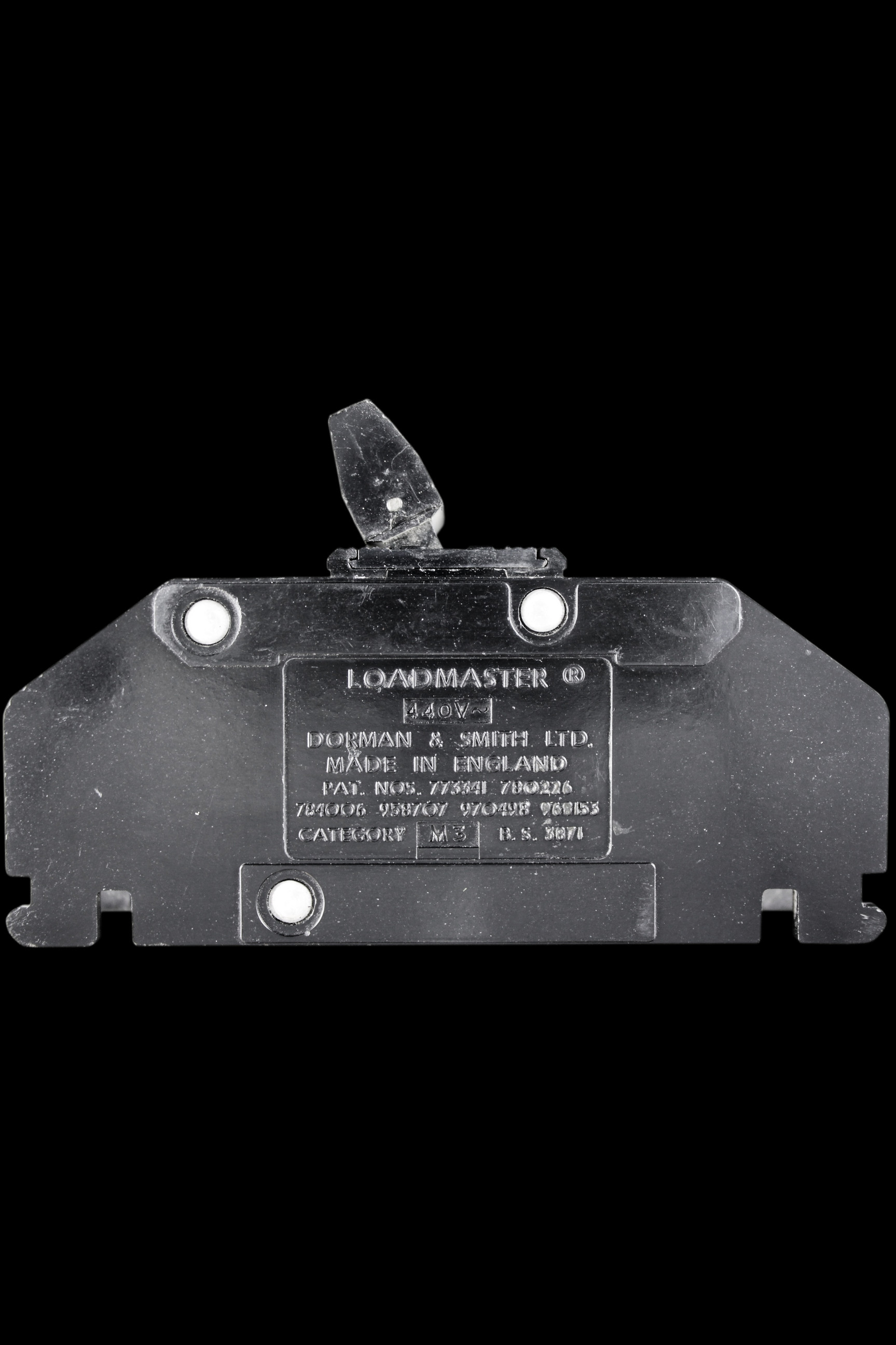 DORMAN SMITH 40 AMP M3 TRIPLE POLE MCB CIRCUIT BREAKER 440V LOADMASTER