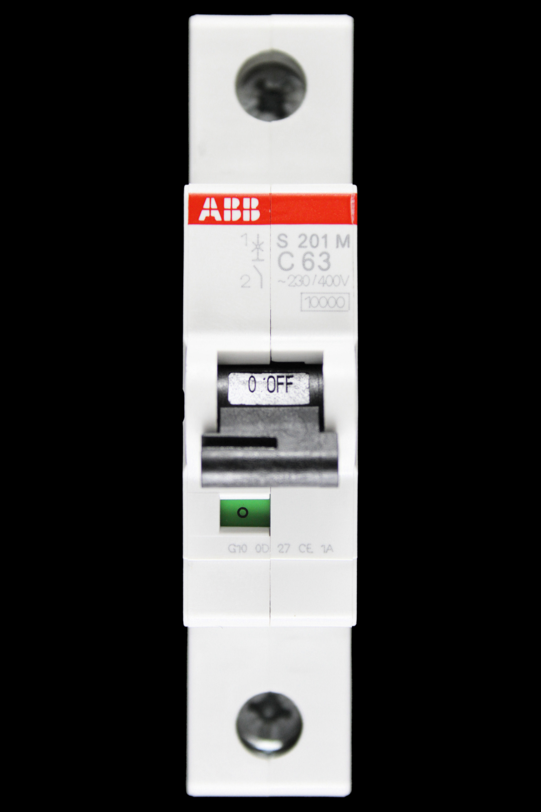 ABB 63 AMP CURVE C 10kA MCB CIRCUIT BREAKER 2CDS271001R0634 S201M