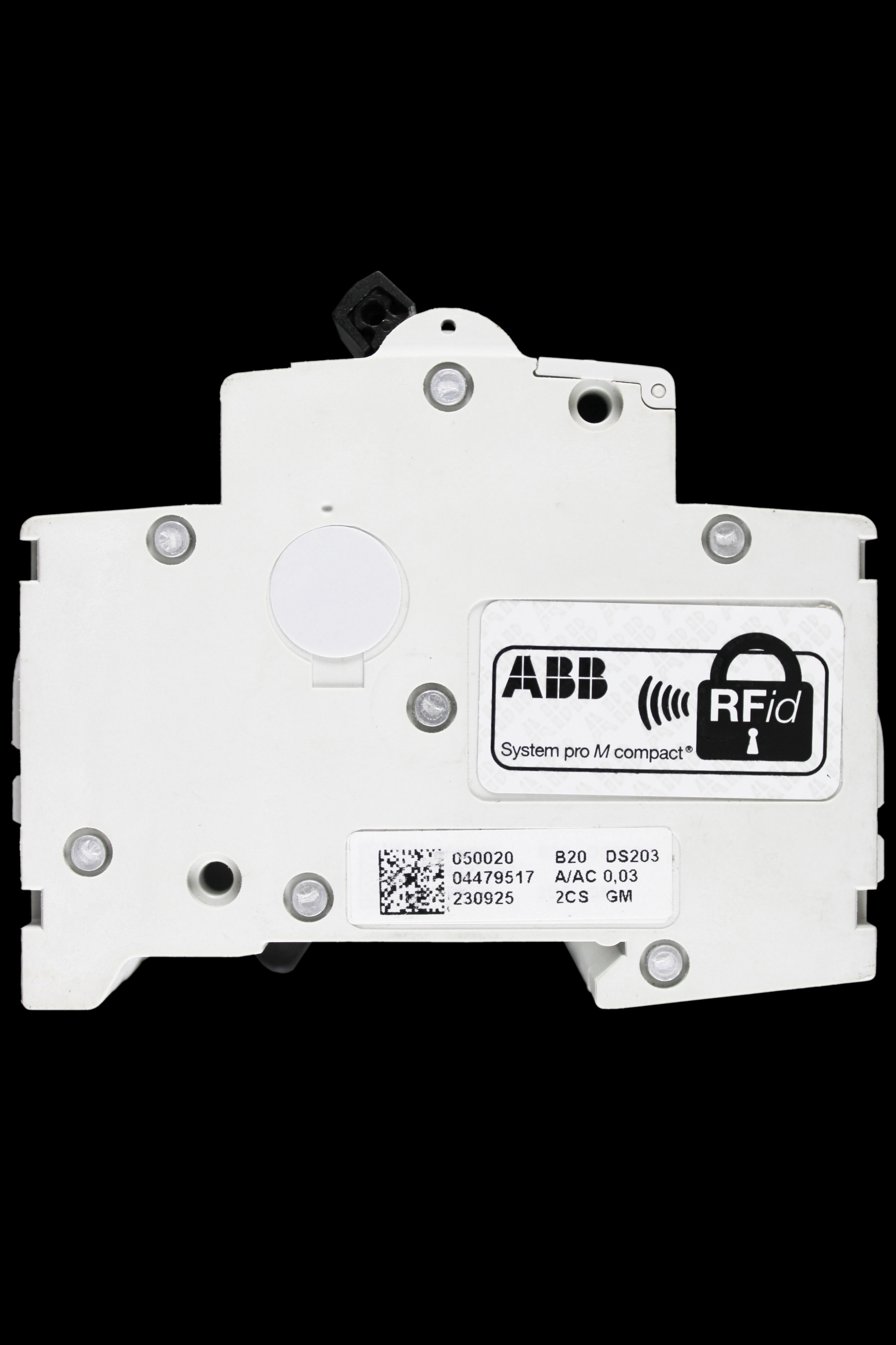 ABB 20 AMP CURVE B 6kA 30mA FOUR POLE RCBO TYPE AC DS203NC 2CSR256040R1205