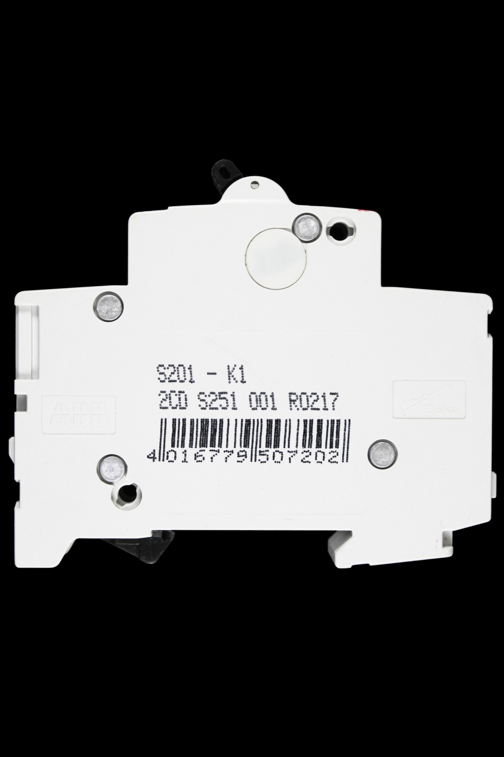 ABB 1 AMP CURVE K 6kA MCB CIRCUIT BREAKER 2CDS251001R0217 S201