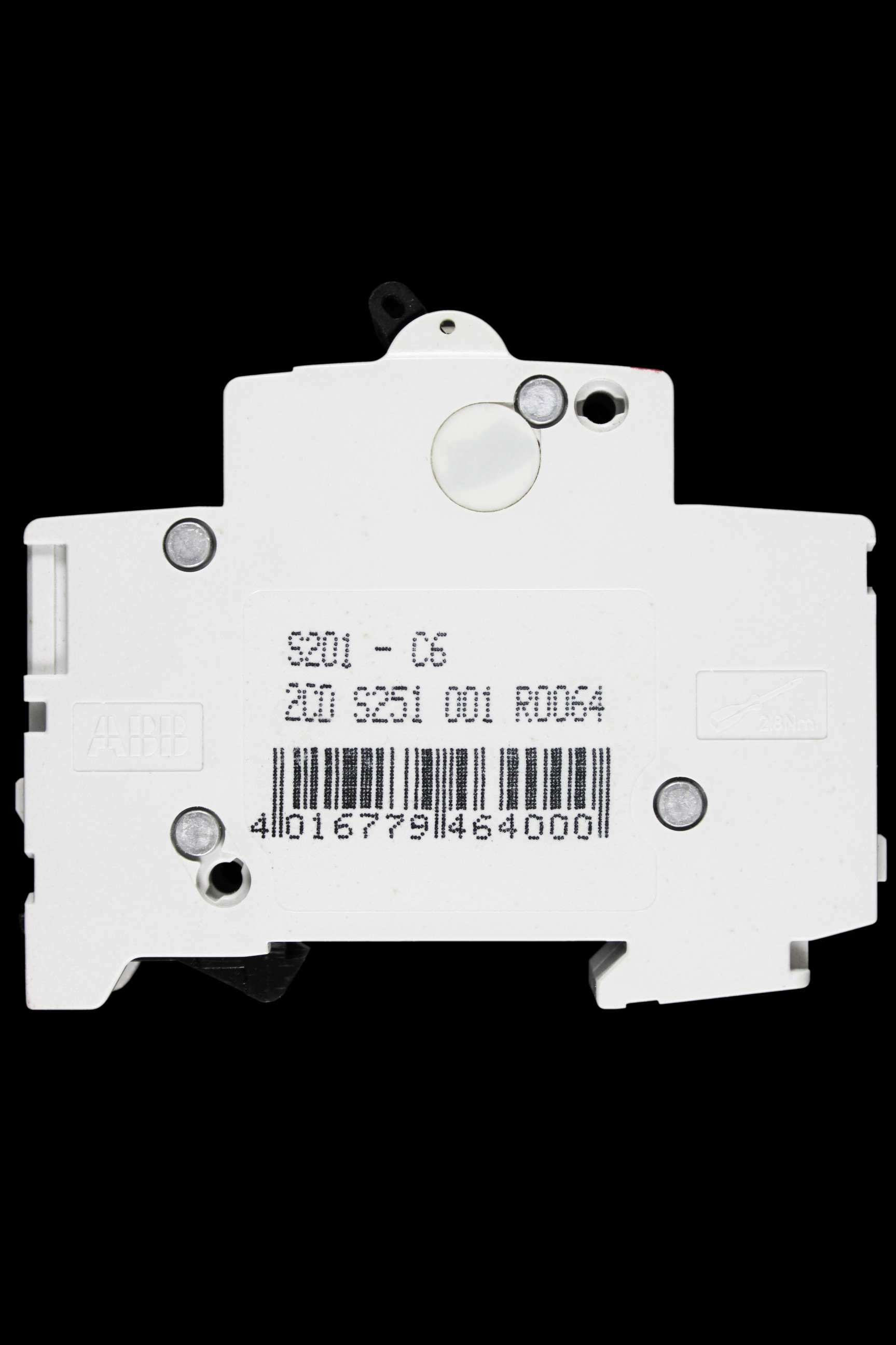 ABB 6 AMP CURVE C 6kA MCB CIRCUIT BREAKER 2CDS251001R0064 S201