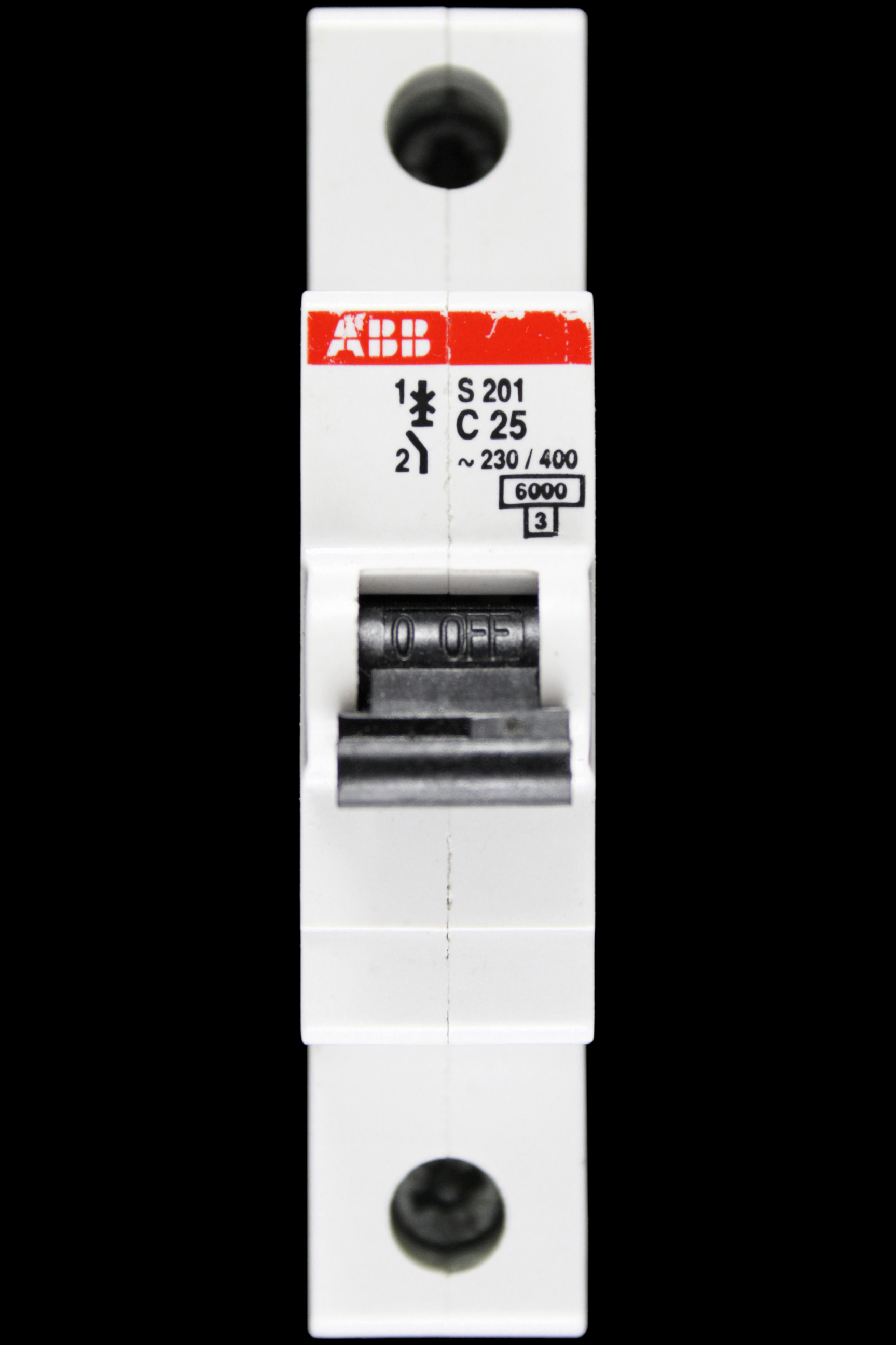 ABB 25 AMP CURVE C 6kA MCB CIRCUIT BREAKER 2CDS251001R0254 S201
