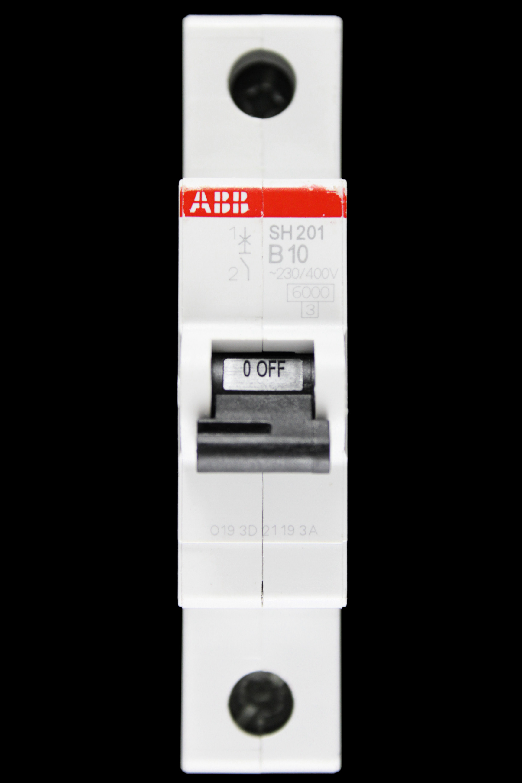 ABB 10 AMP CURVE B 6kA MCB CIRCUIT BREAKER 2CDS211001R0105 SH201
