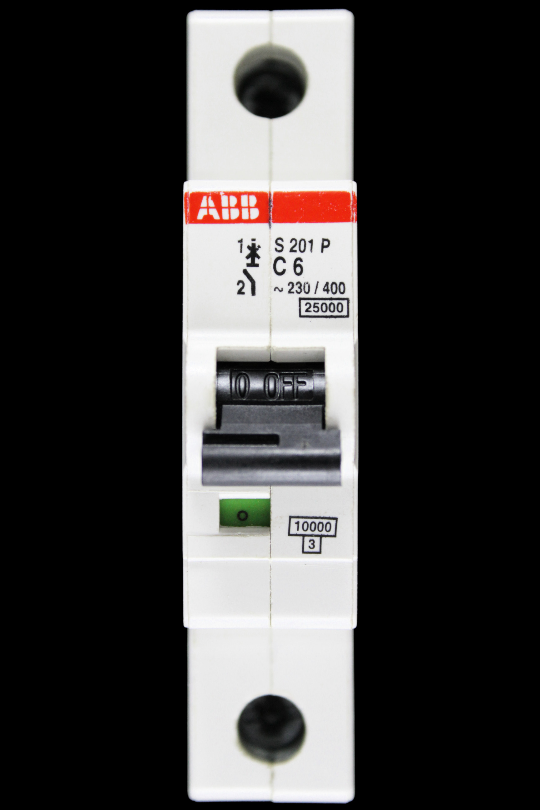 ABB 6 AMP CURVE C 25kA MCB CIRCUIT BREAKER 2CDS281001R0064 S201P