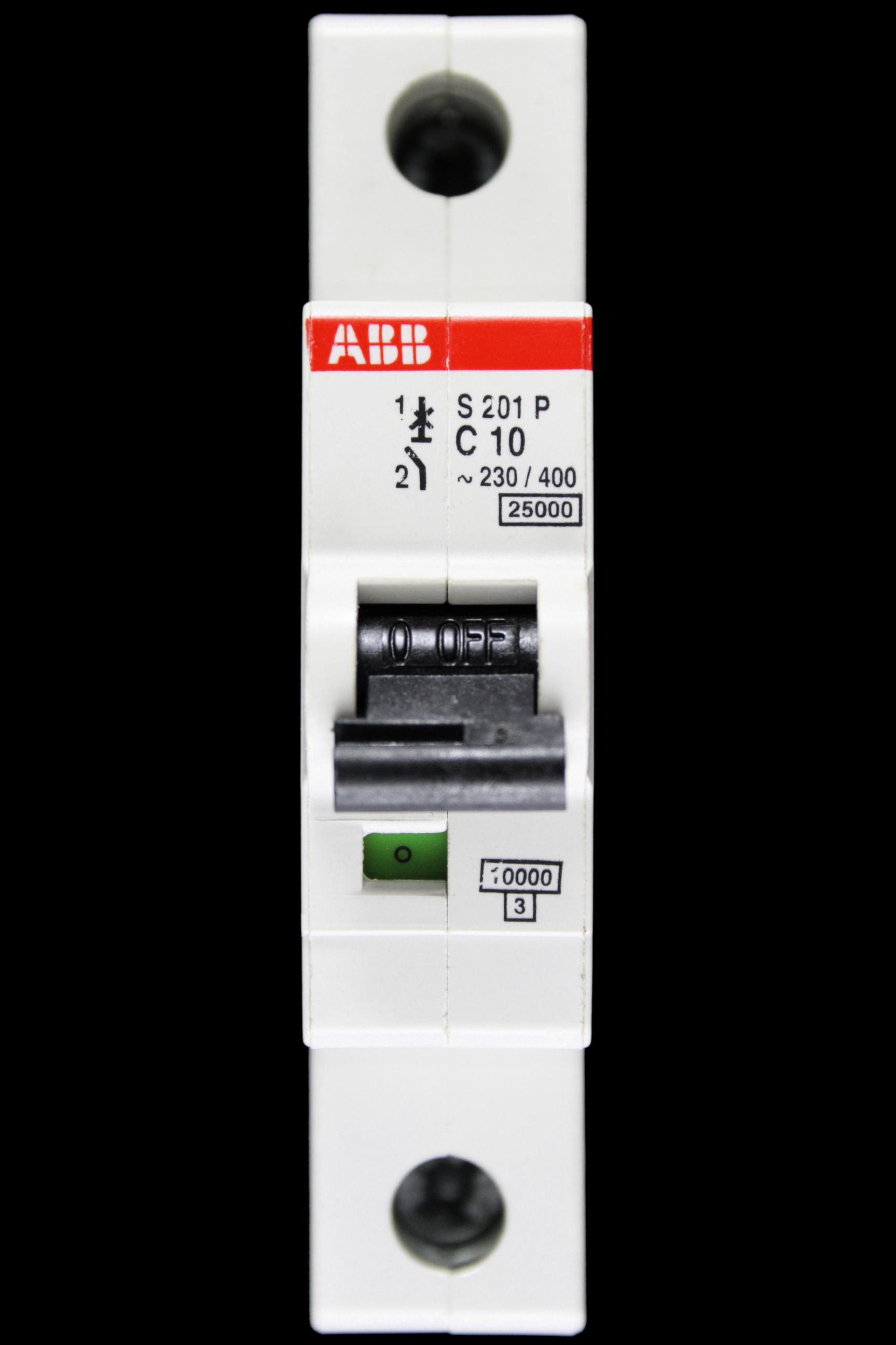 ABB 10 AMP CURVE C 25kA MCB CIRCUIT BREAKER 2CDS281001R0104 S201P