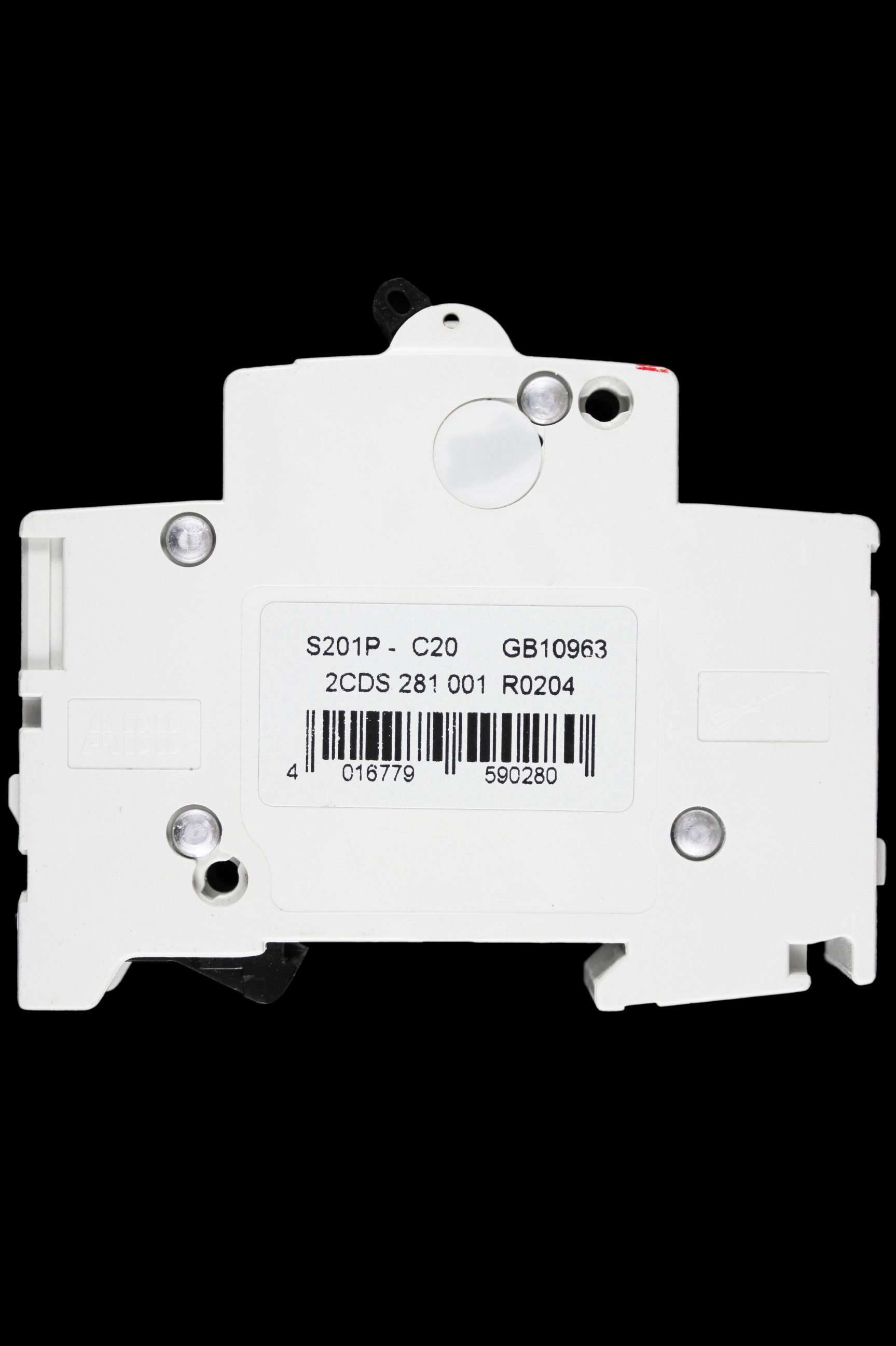 ABB 20 AMP CURVE C 25kA MCB CIRCUIT BREAKER 2CDS281001R0204 S201P