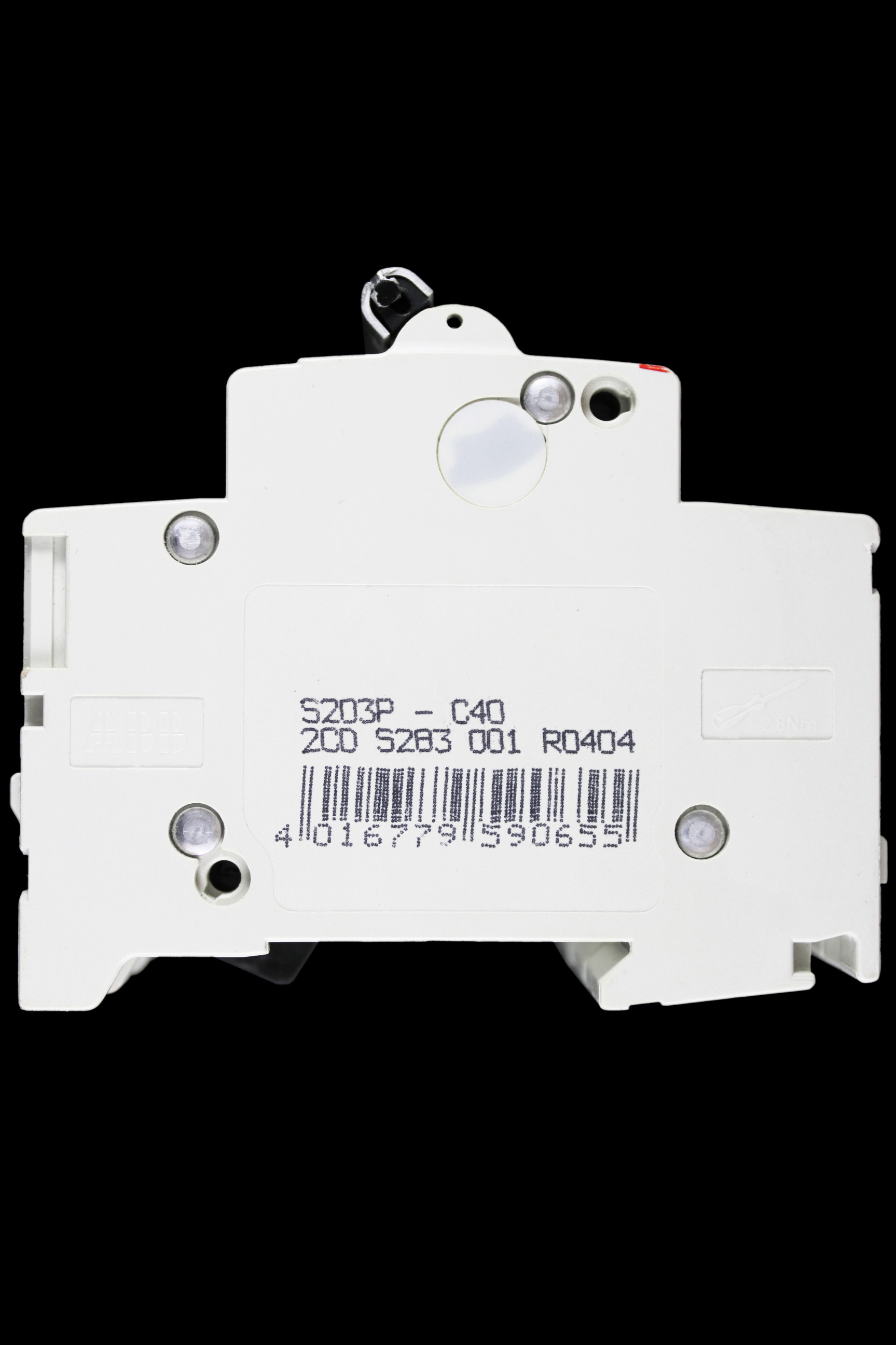 ABB 40 AMP CURVE C 15kA TRIPLE POLE MCB CIRCUIT BREAKER 2CDS283001R0404 S230P
