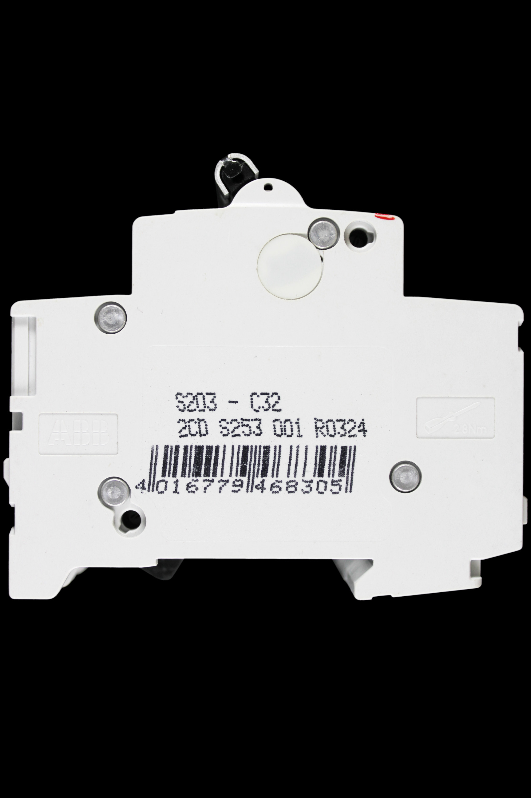 ABB 32 AMP CURVE C 6kA TRIPLE POLE MCB CIRCUIT BREAKER 2CDS253001R0324 S203