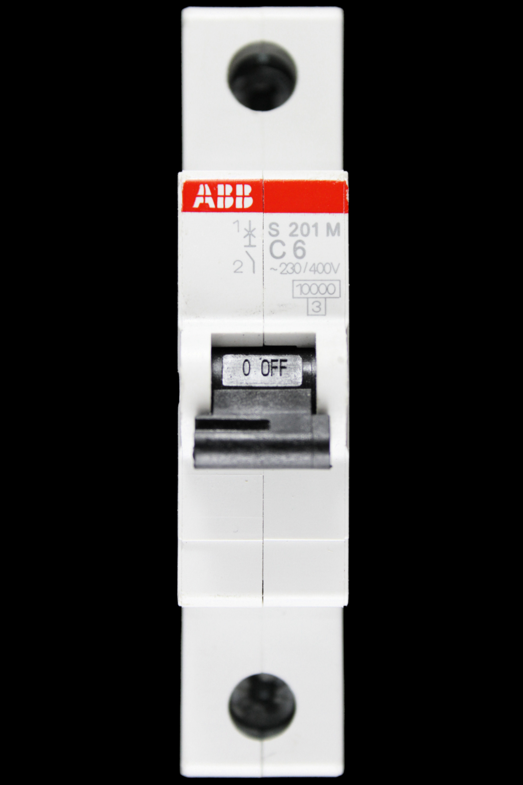 ABB 6 AMP CURVE C 10kA MCB CIRCUIT BREAKER 2CDS271001R0064 S201M