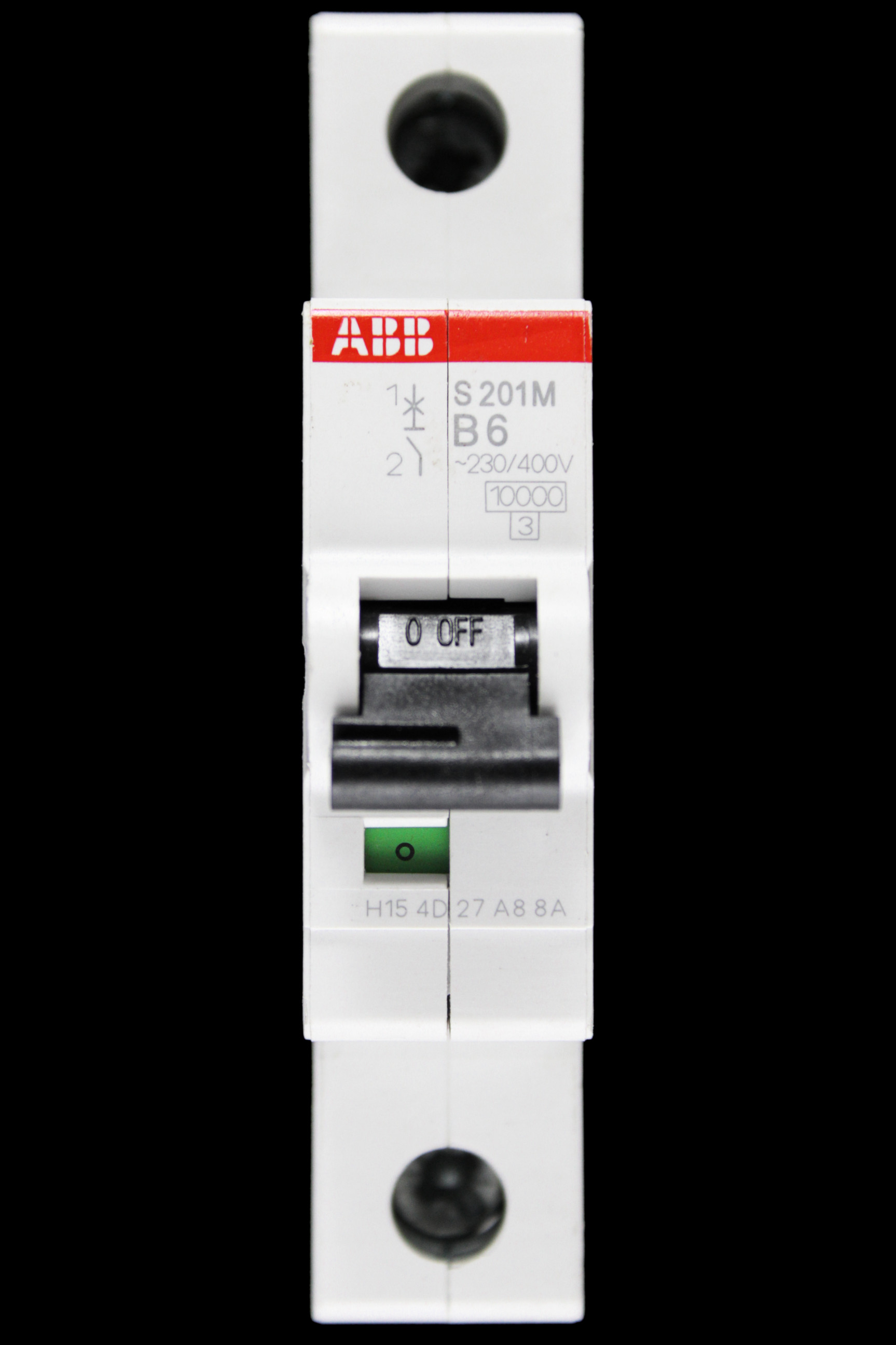 ABB 6 AMP CURVE B 10kA MCB CIRCUIT BREAKER 2CDS271001R0065 S201M