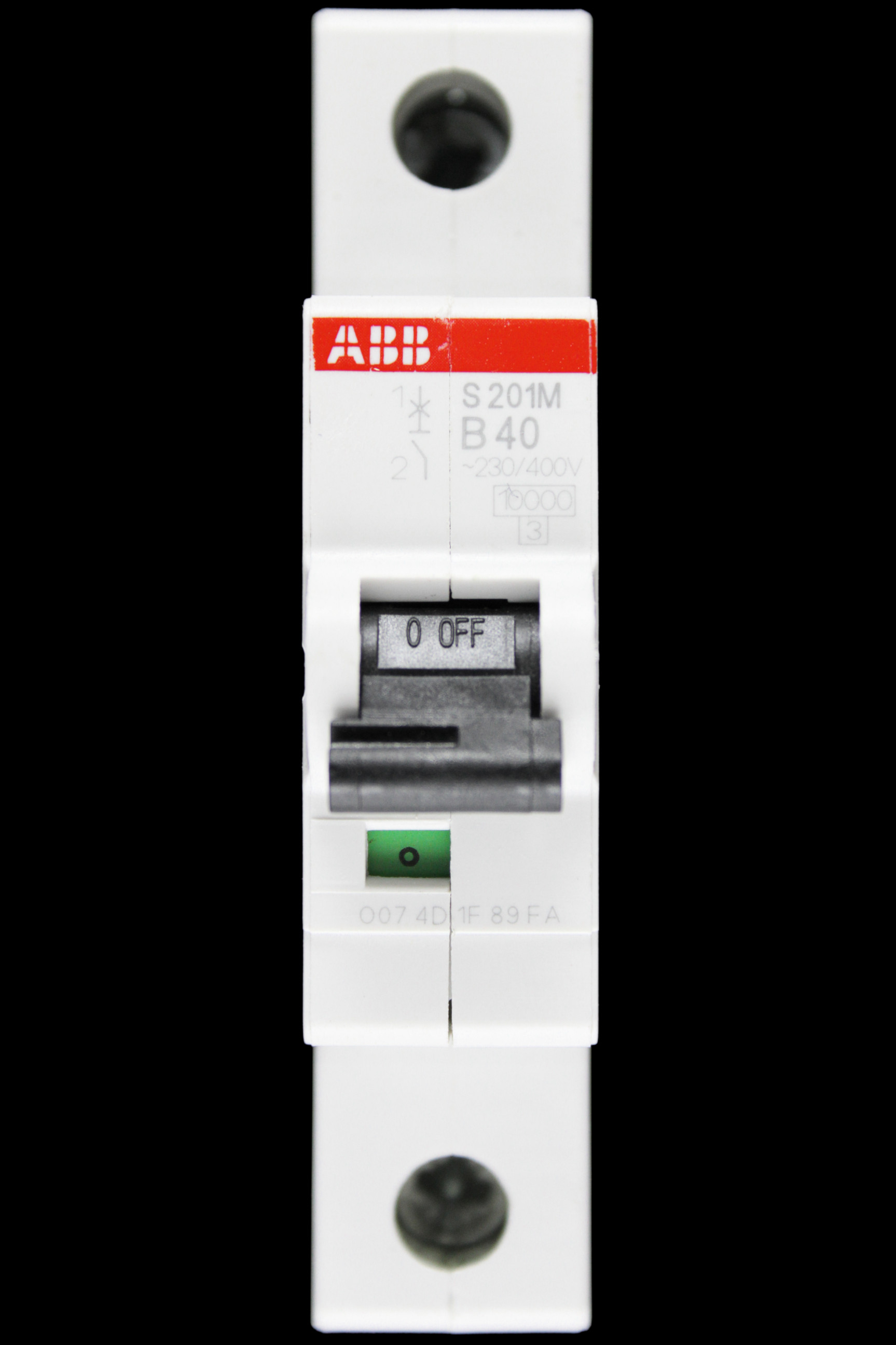 ABB 40 AMP CURVE B 10kA MCB CIRCUIT BREAKER 2CDS271001R0405 S201M