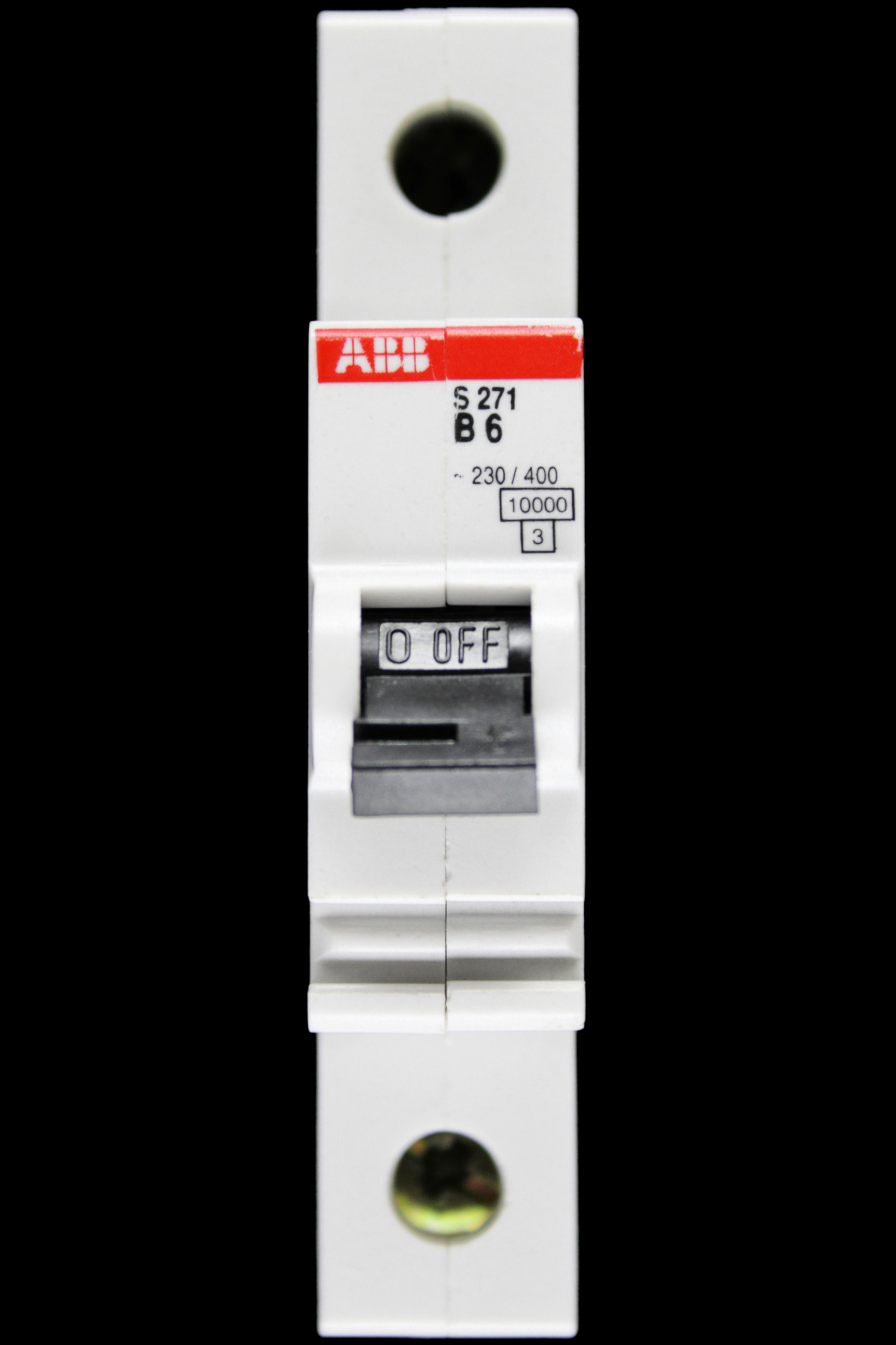 ABB 6 AMP CURVE B 10kA MCB CIRCUIT BREAKER S271