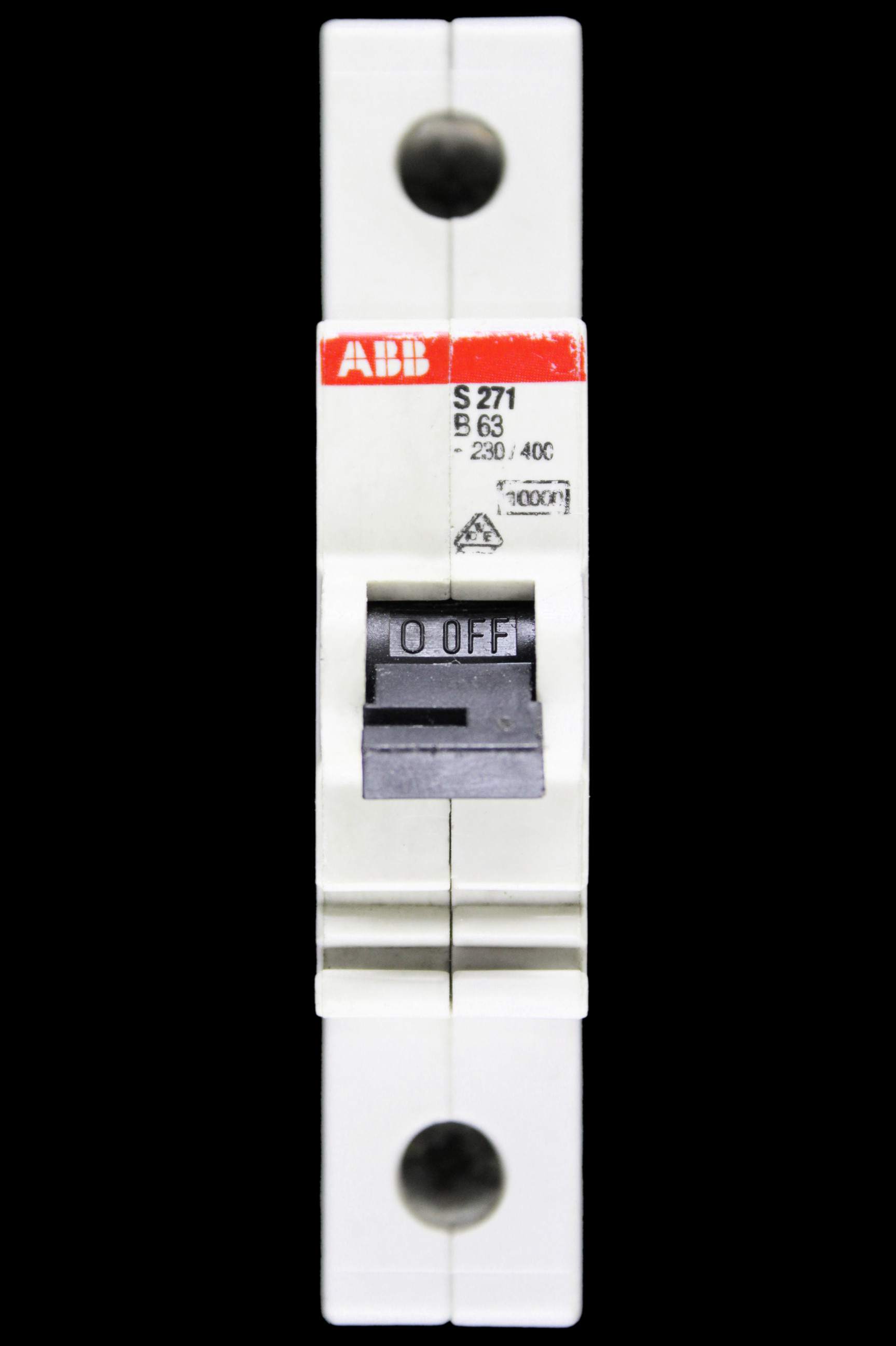 ABB 63 AMP CURVE B 10kA MCB CIRCUIT BREAKER S271