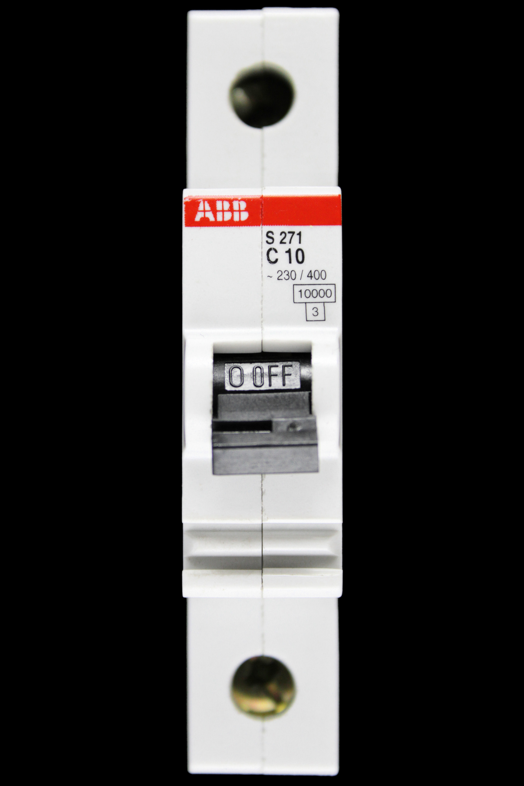 ABB 10 AMP CURVE C 10kA MCB CIRCUIT BREAKER S271