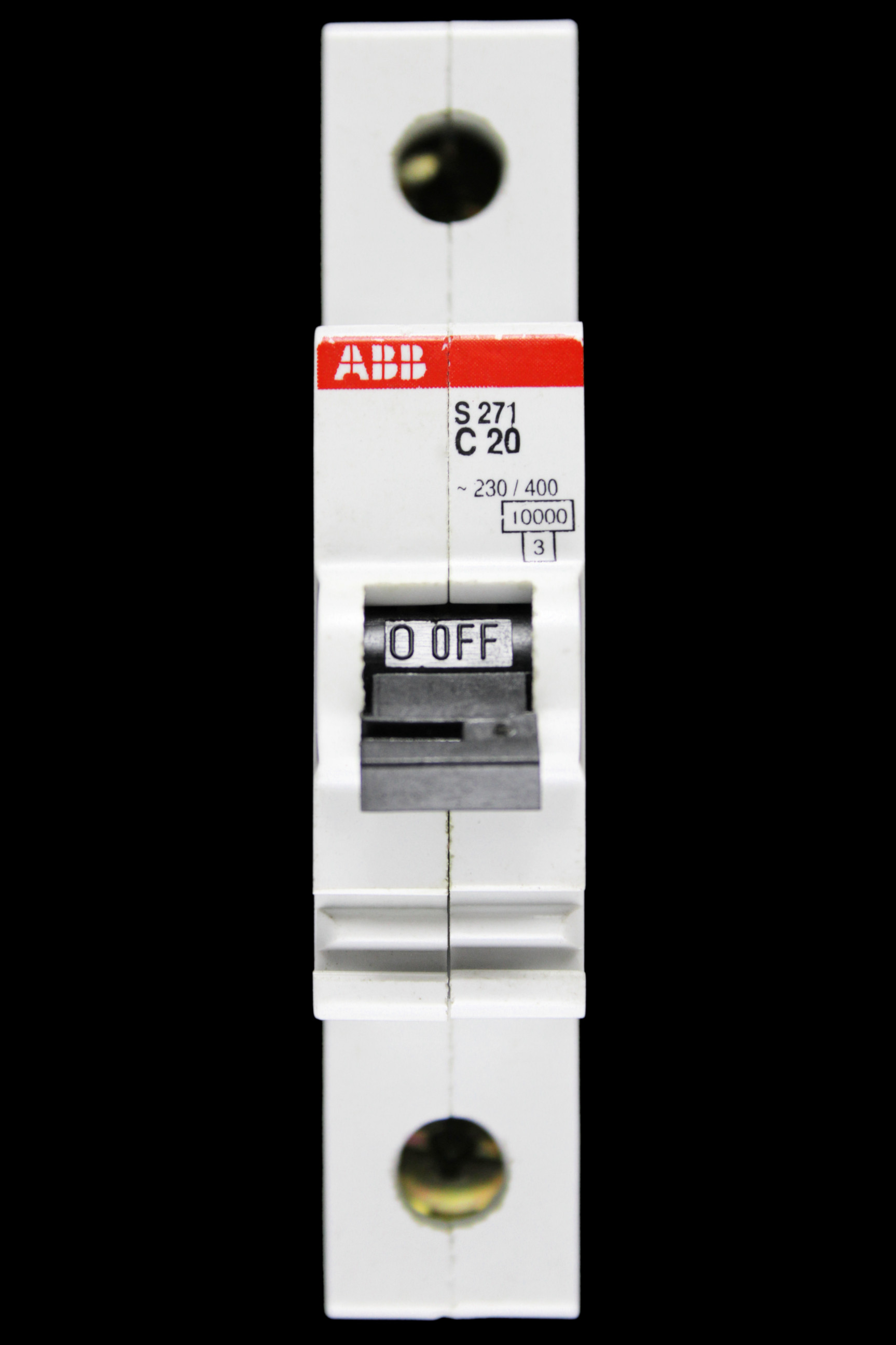 ABB 20 AMP CURVE C 10kA MCB CIRCUIT BREAKER S271