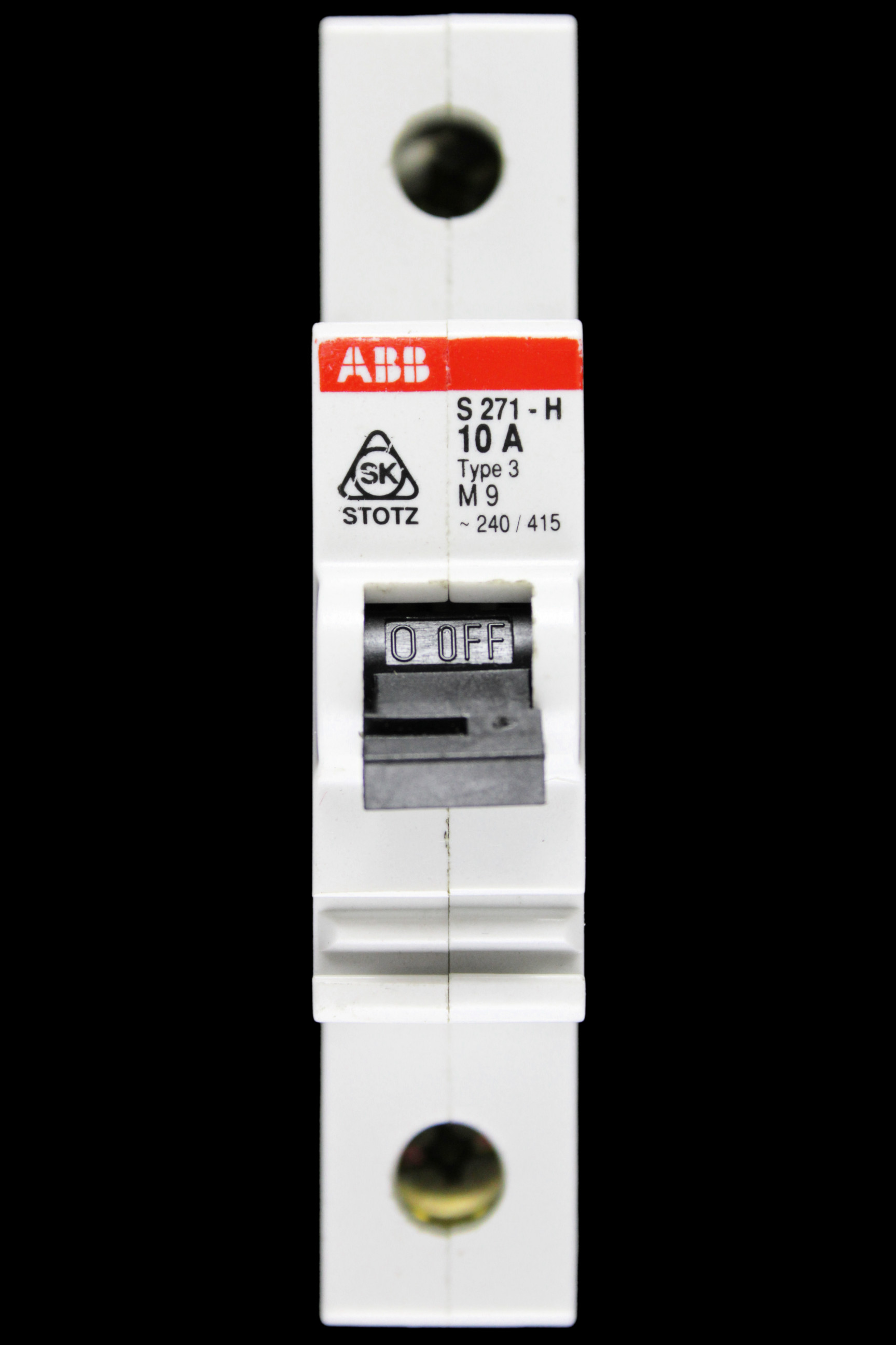 ABB 10 AMP TYPE 3 M9 MCB CIRCUIT BREAKER S271-H