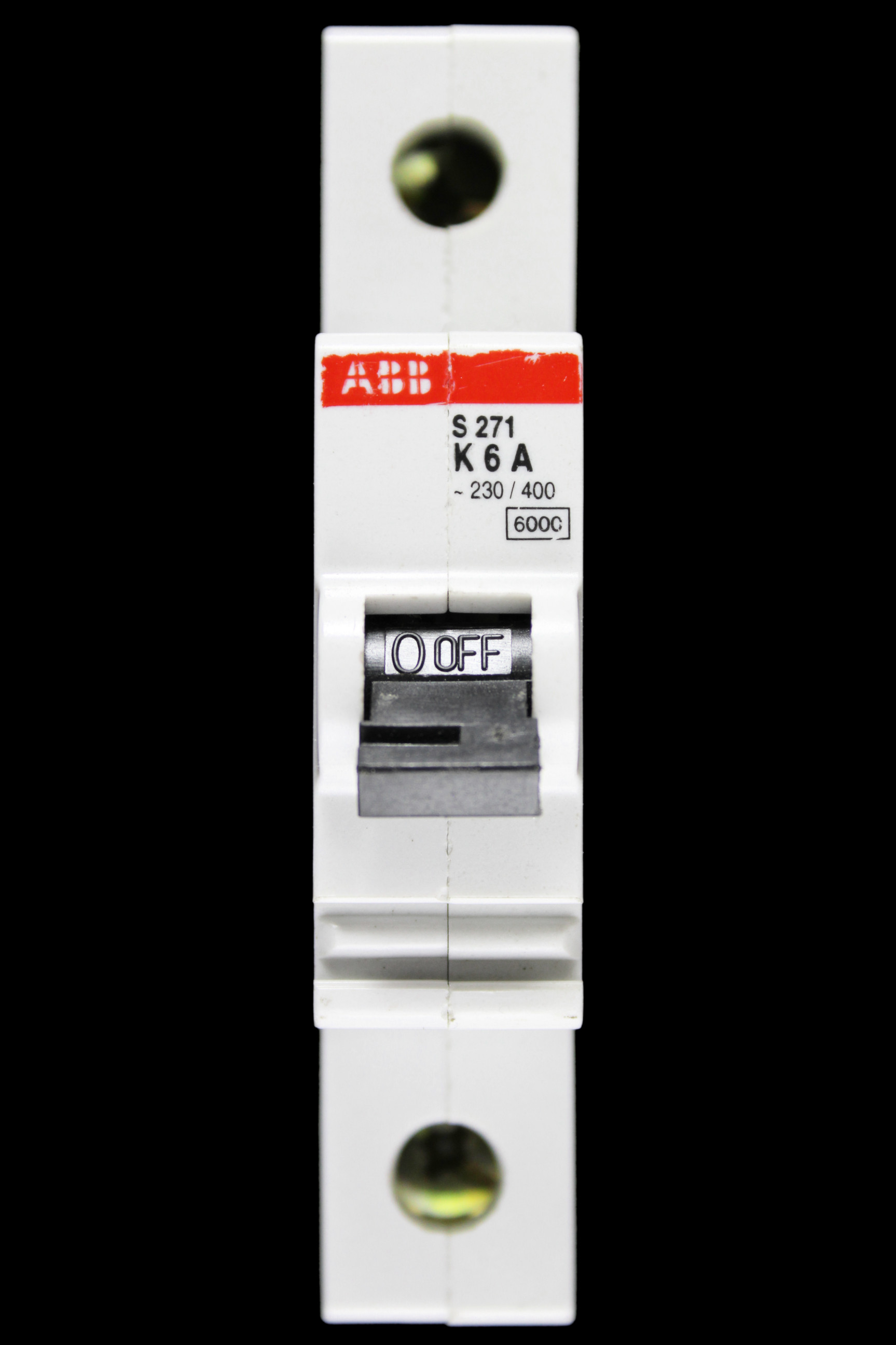 ABB 6 AMP CURVE K 6kA MCB CIRCUIT BREAKER S271