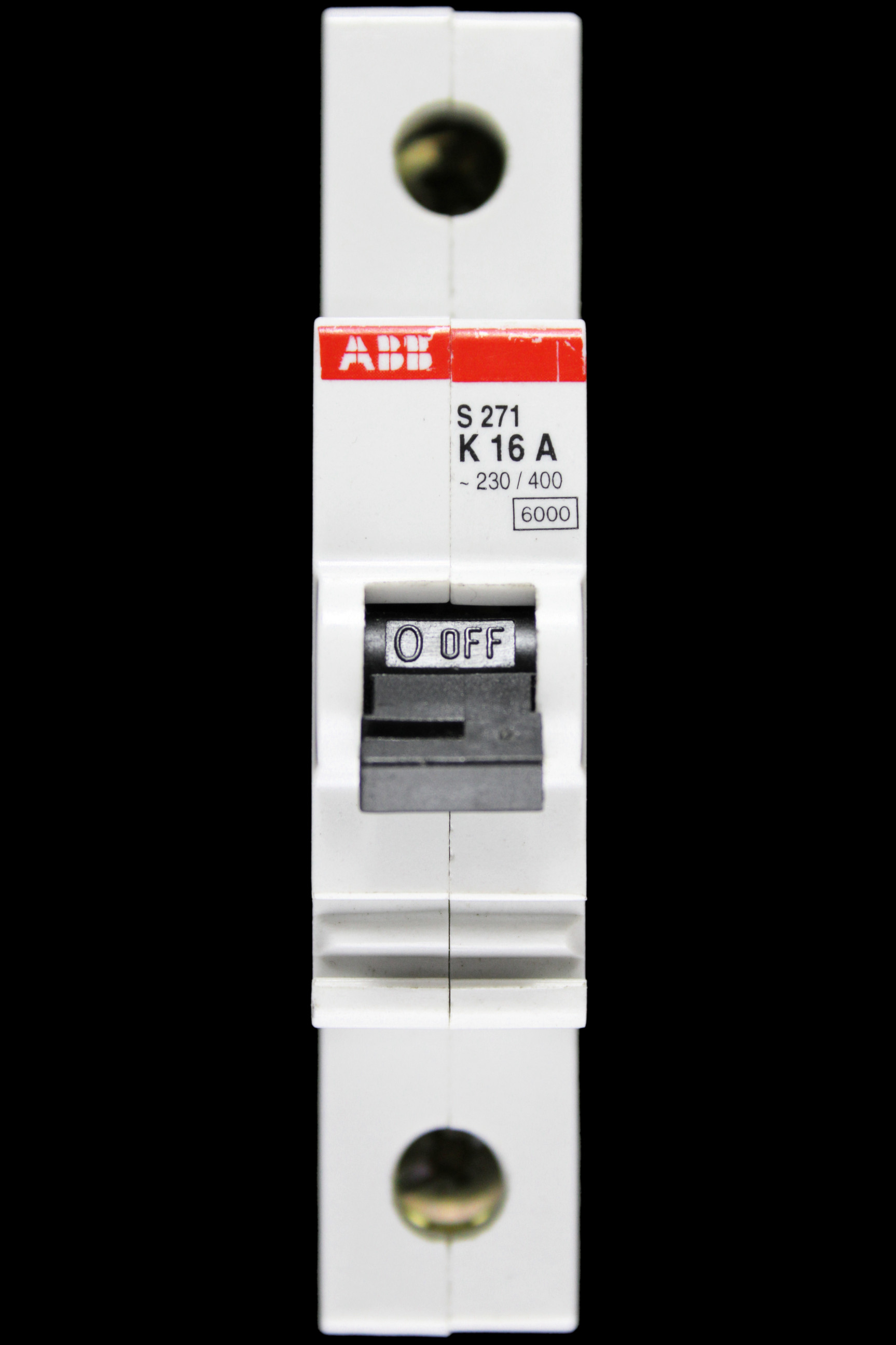 ABB 16 AMP CURVE K 6kA MCB CIRCUIT BREAKER S271