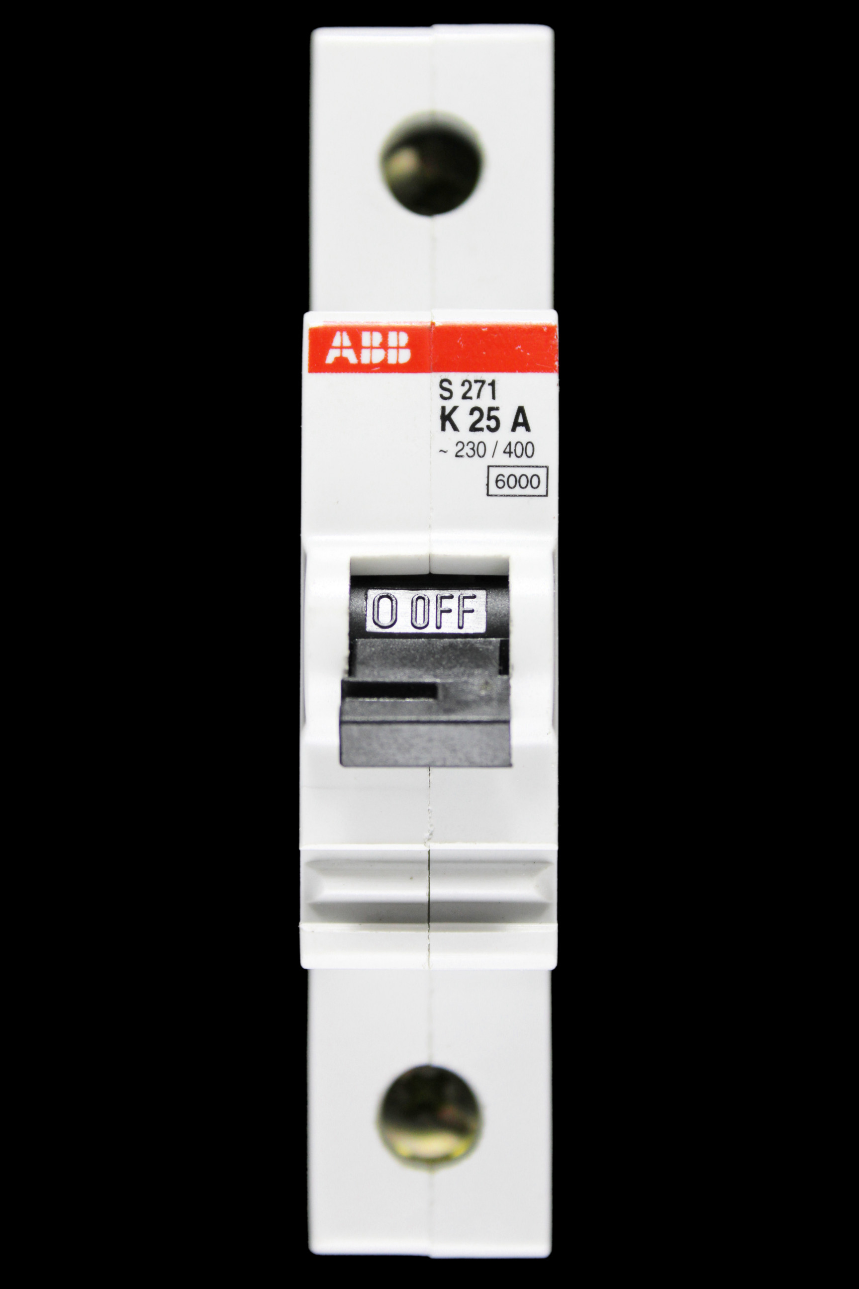 ABB 25 AMP CURVE K 6kA MCB CIRCUIT BREAKER S271