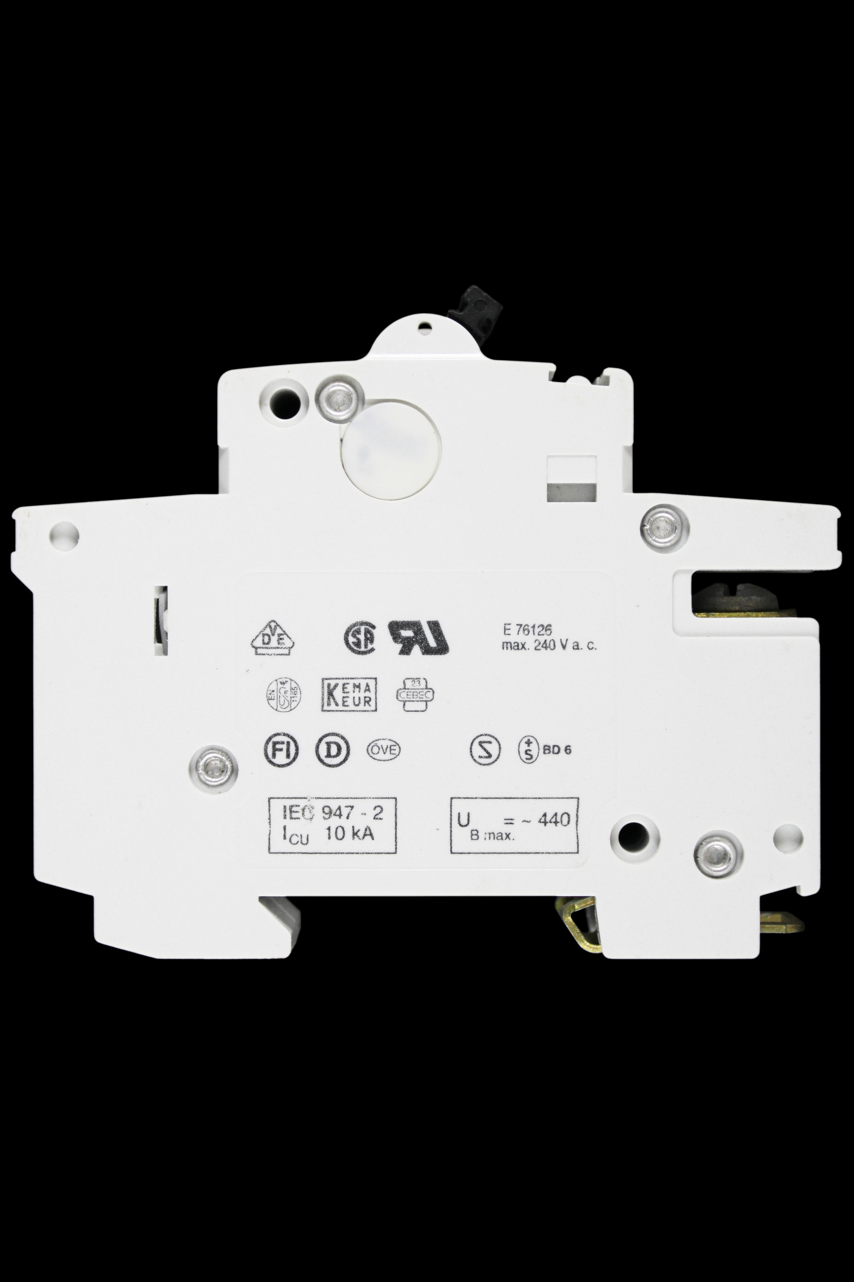 ABB 6 AMP CURVE C 6kA MCB CIRCUIT BREAKER S261