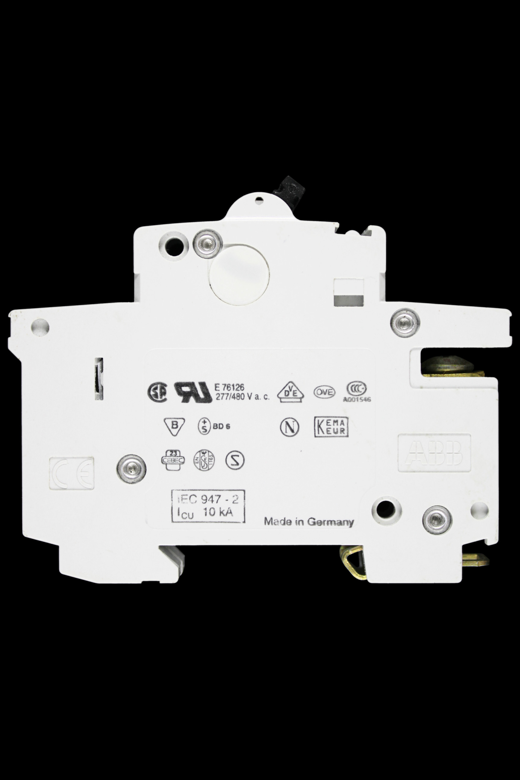 ABB 10 AMP CURVE C 6kA MCB CIRCUIT BREAKER S261