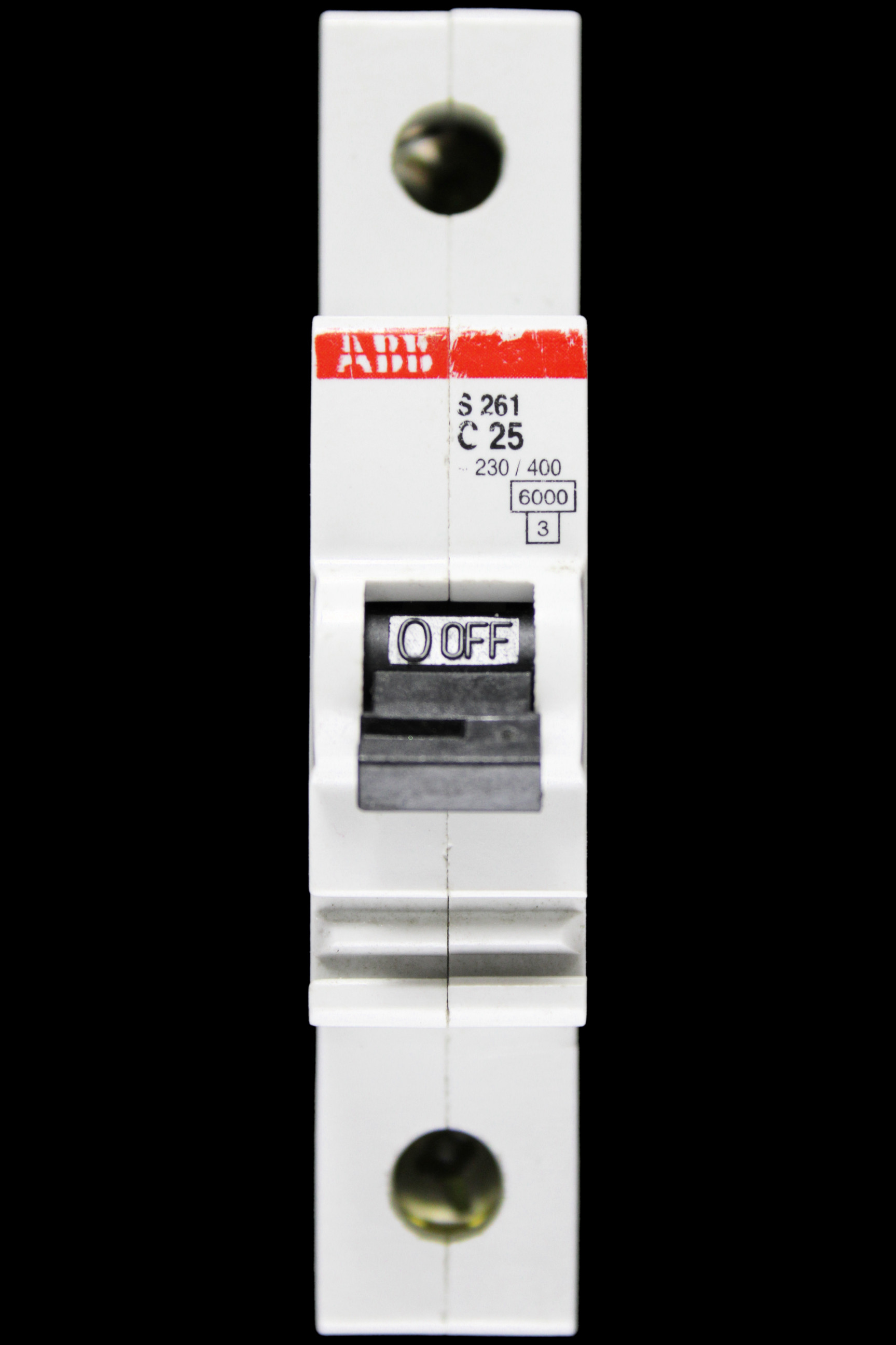 ABB 25 AMP CURVE C 6kA MCB CIRCUIT BREAKER S261