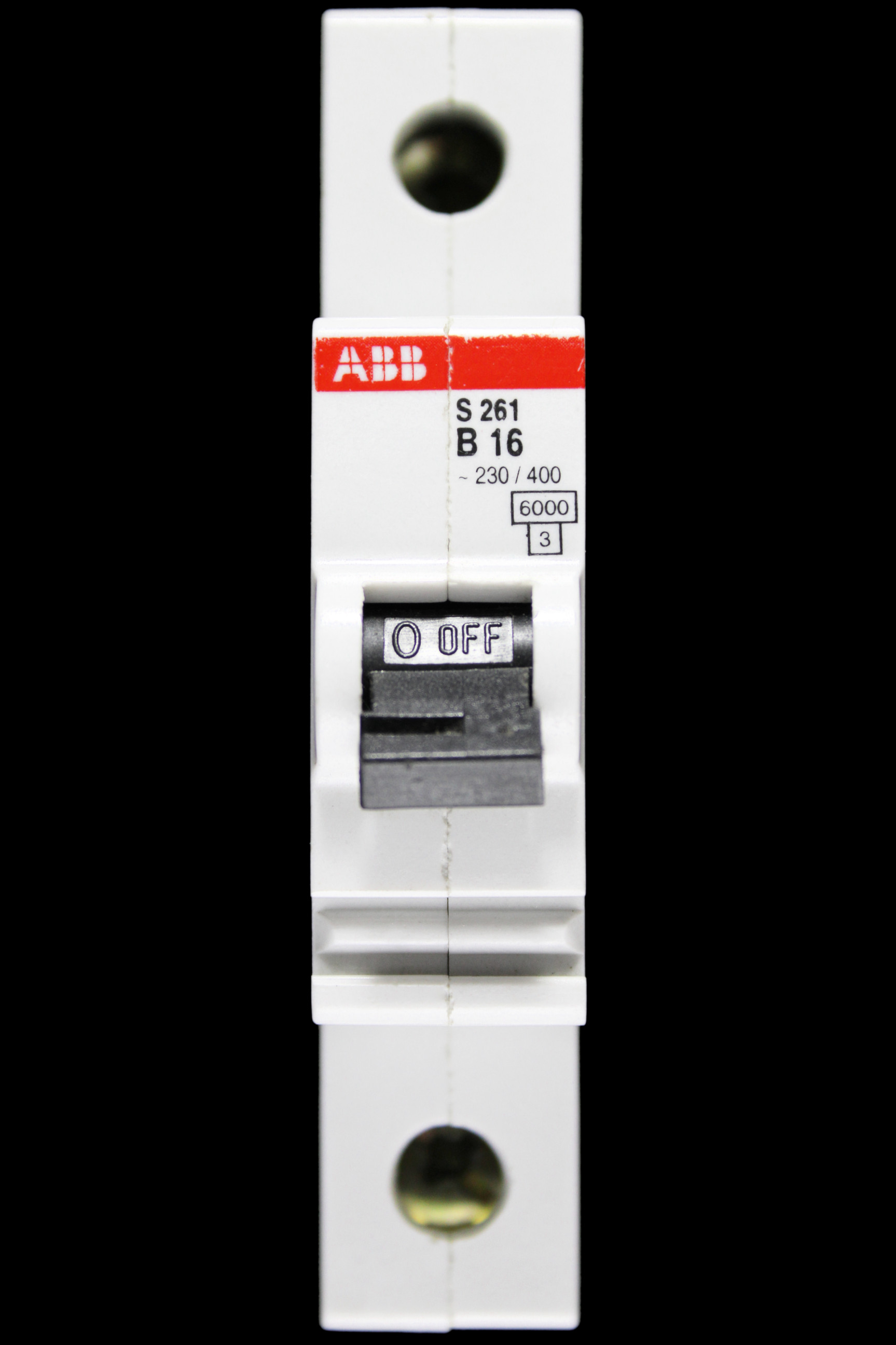 ABB 16 AMP CURVE B 6kA MCB CIRCUIT BREAKER S261