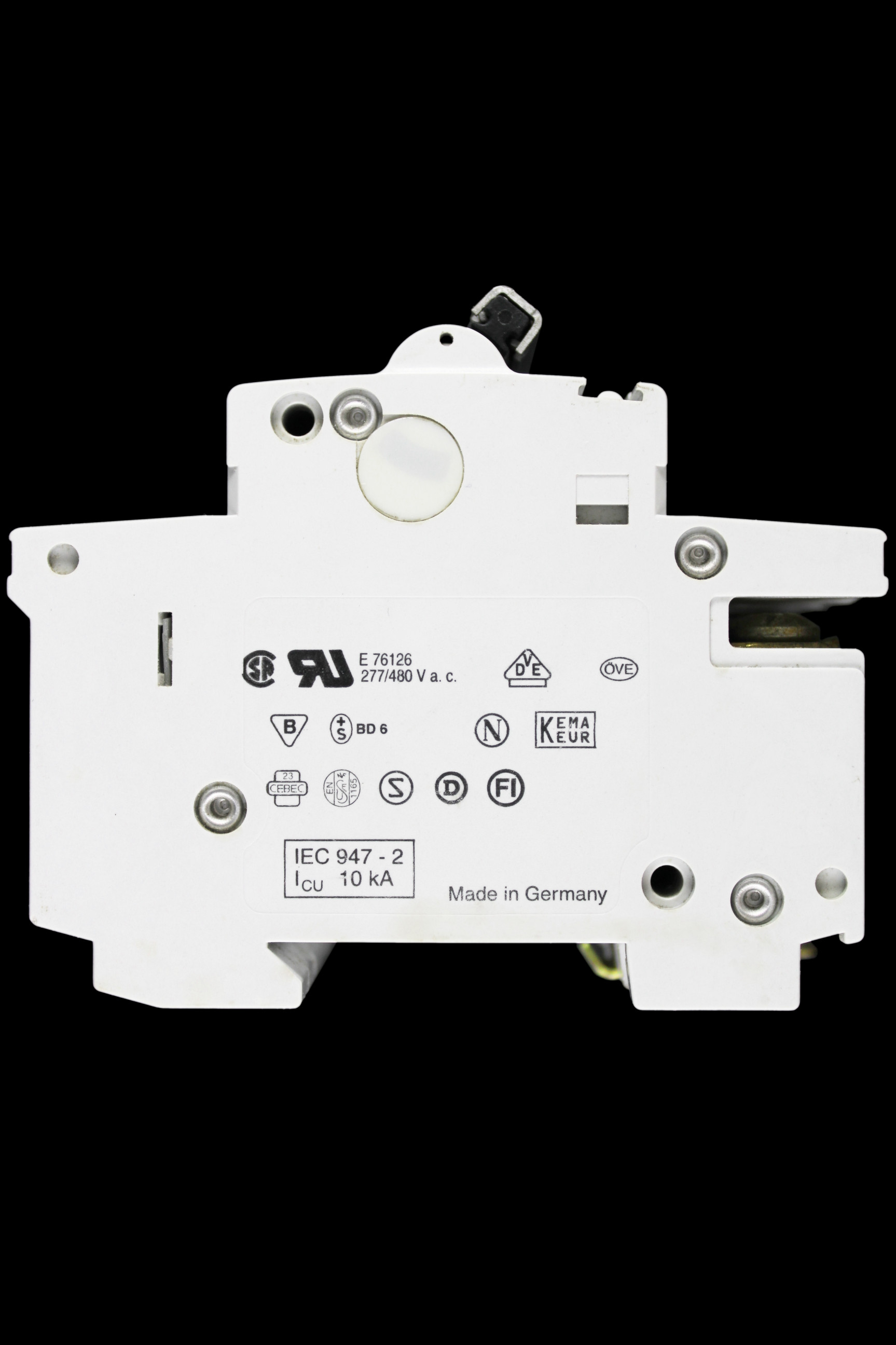 ABB 6 AMP CURVE C 6kA TRIPLE POLE MCB CIRCUIT BREAKER S263