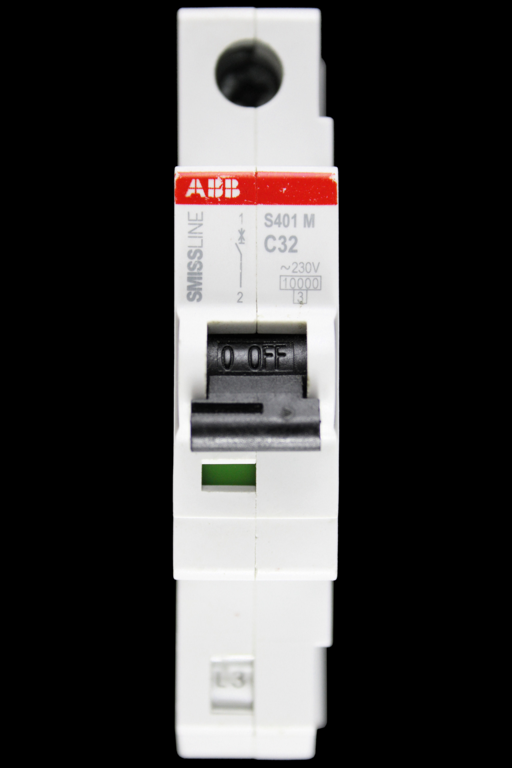 ABB 32 AMP CURVE C 10kA MCB CIRCUIT BREAKER SMISSLINE S401M