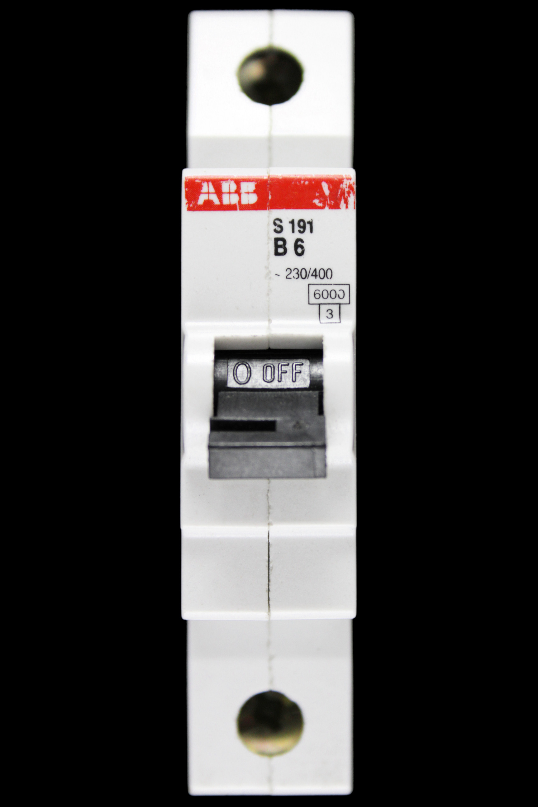 ABB 6 AMP CURVE B 6kA MCB CIRCUIT BREAKER S191