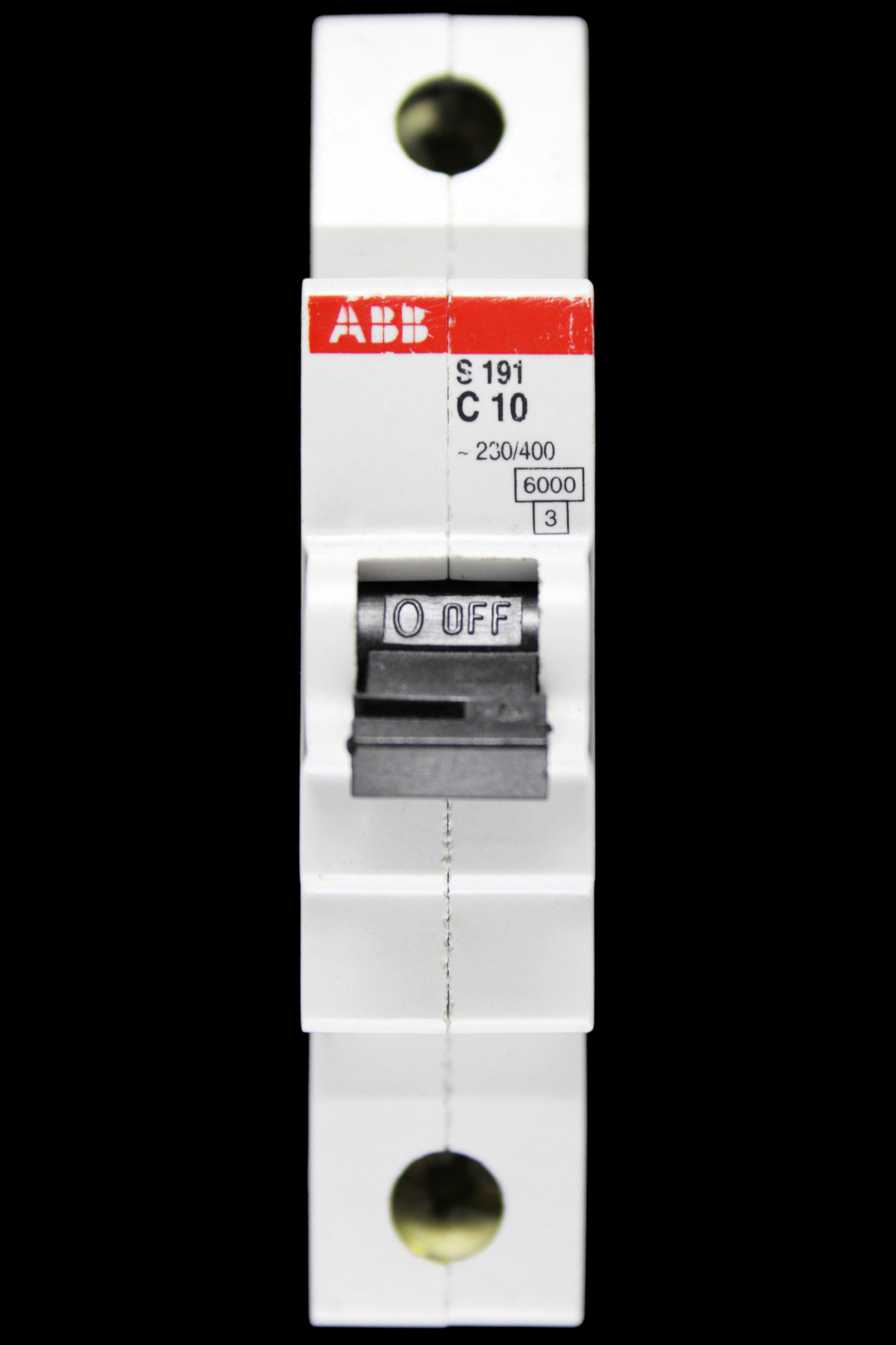 ABB 10 AMP CURVE C 6kA MCB CIRCUIT BREAKER S191