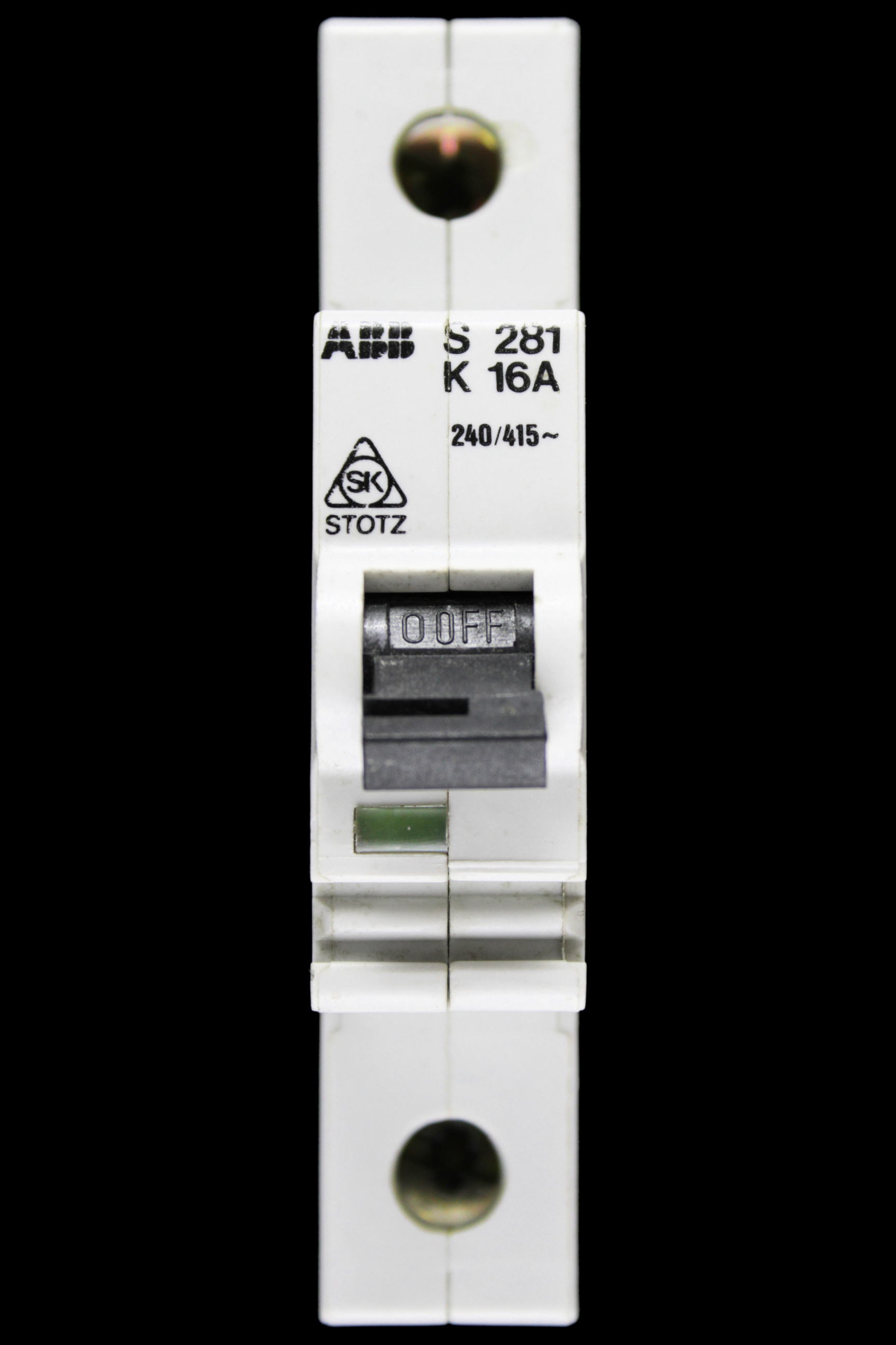 ABB 16 AMP CURVE K MCB CIRCUIT BREAKER S281 STOTZ