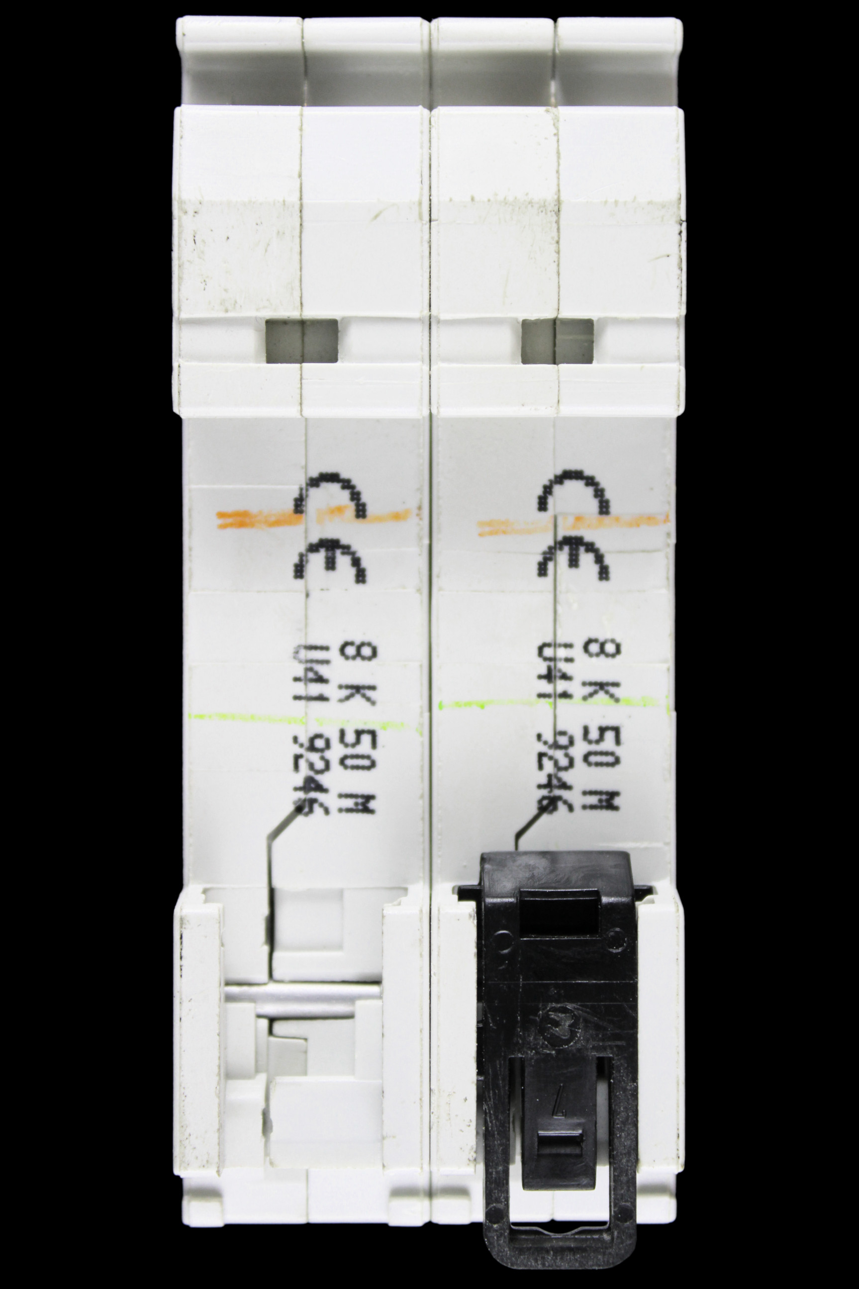 ABB 50 AMP CURVE K 10kA DOUBLE POLE MCB CIRCUIT BREAKER S282