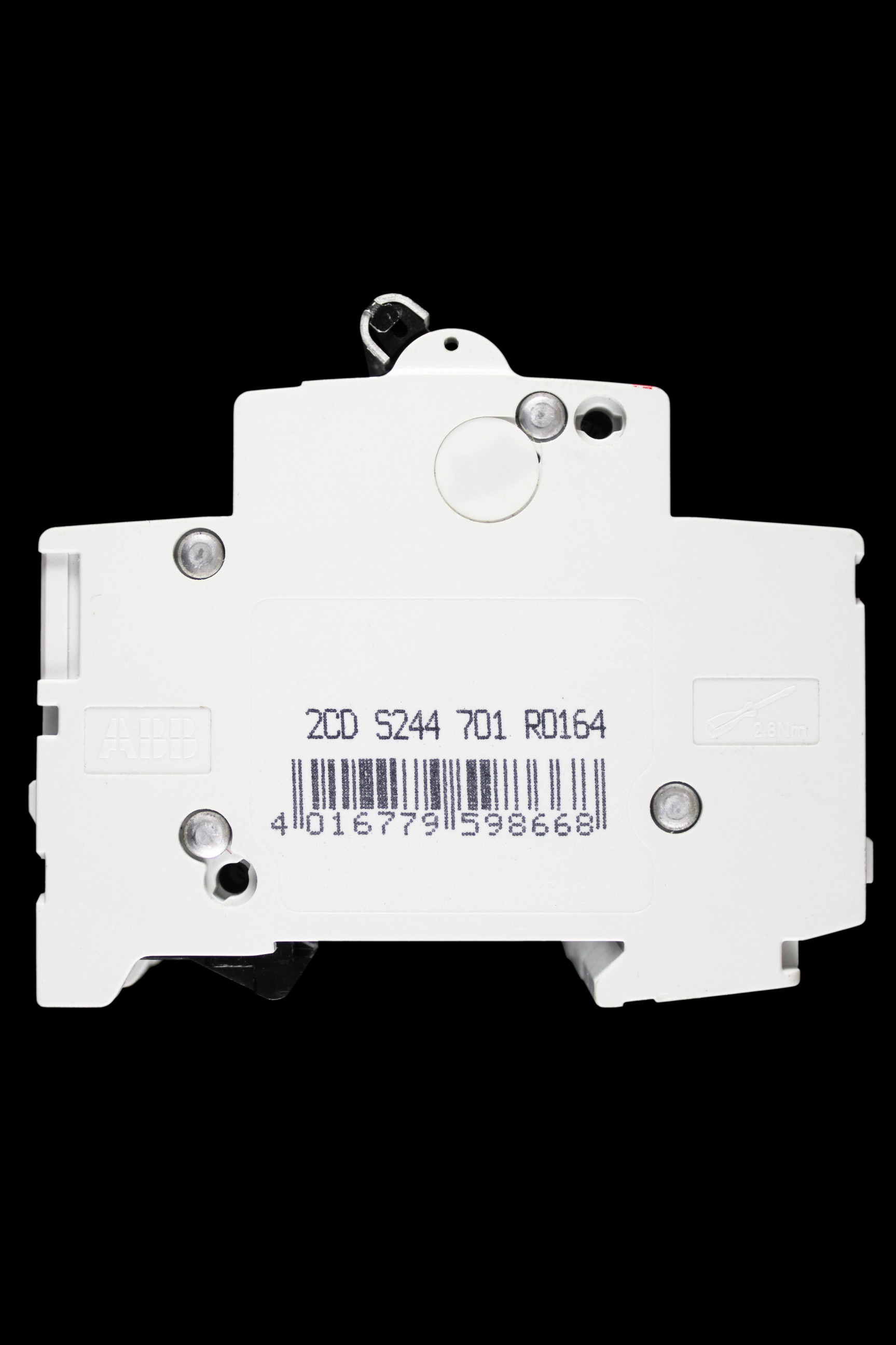 ABB 16 AMP CURVE C 4.5kA FOUR POLE MCB CIRCUIT BREAKER 2CDS244701R0164 S204L