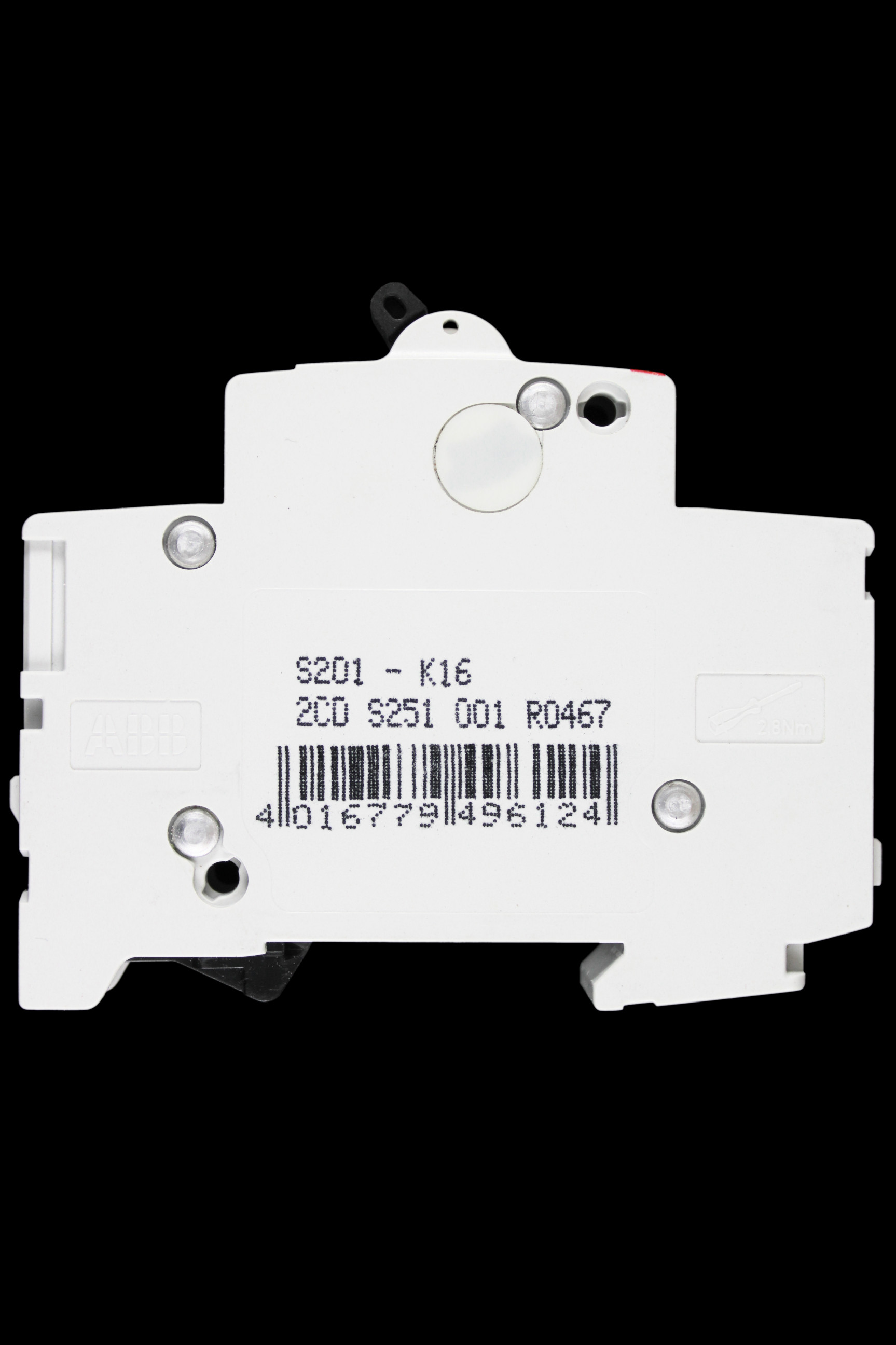 ABB 16 AMP CURVE K 6kA MCB CIRCUIT BREAKER 2CDS251001R0467 S201