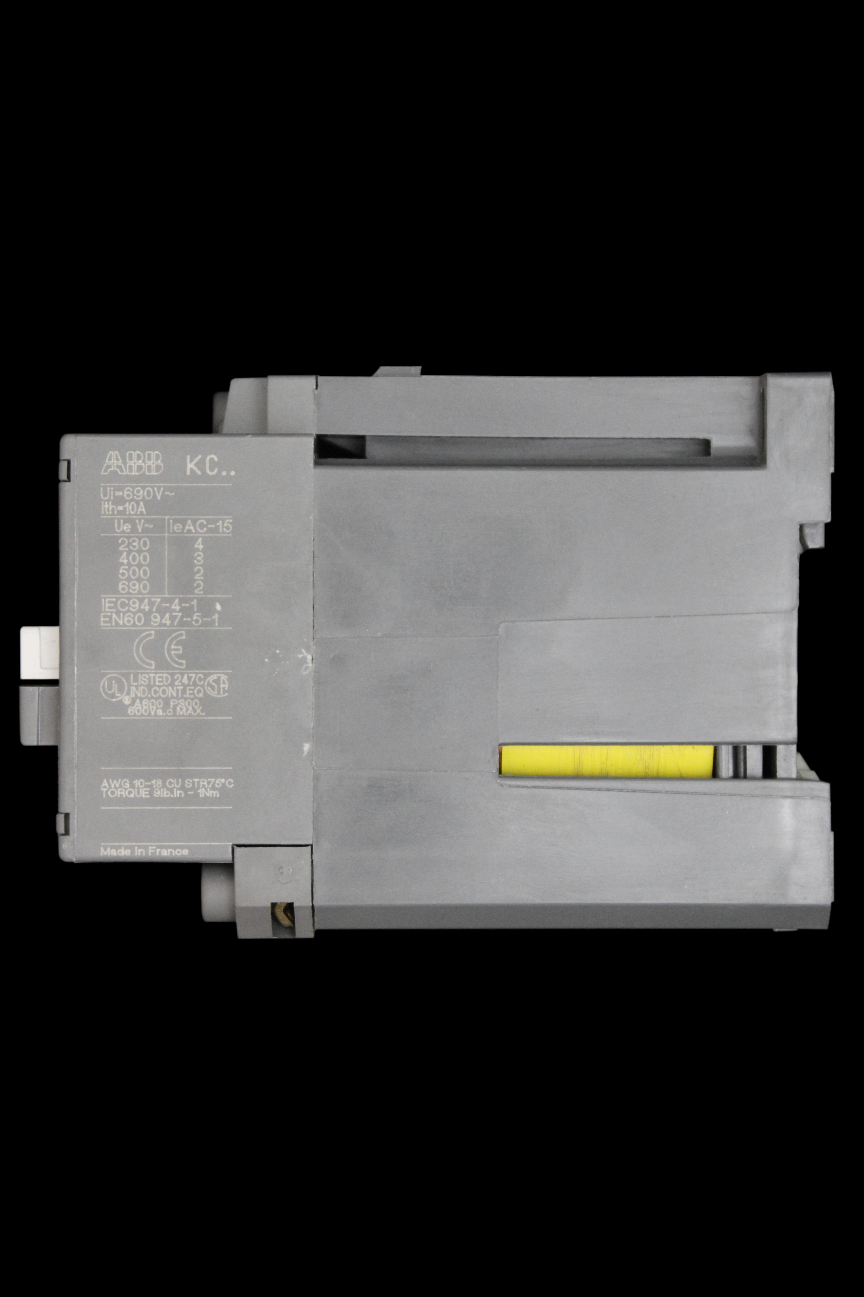 ABB 10 AMP 2NO 2NC CONTACTOR 48VDC COIL KC22E FPH1413001R1226