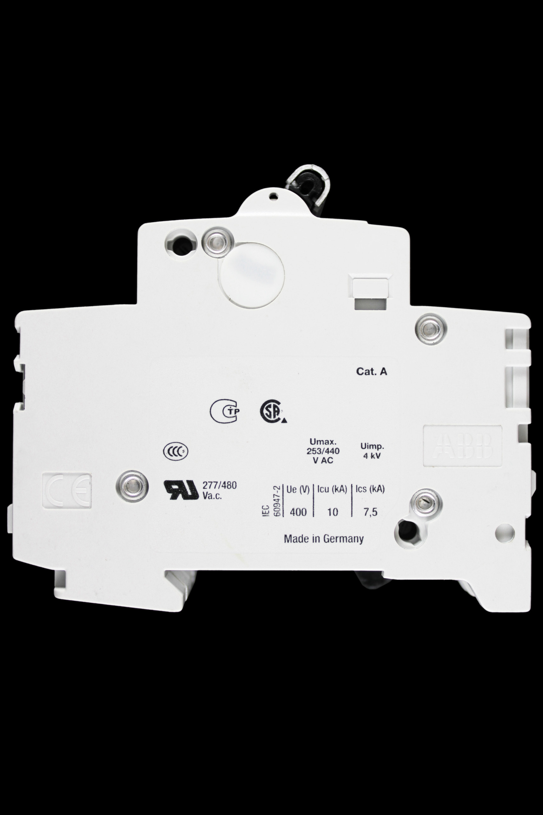 ABB 6 AMP CURVE K 6kA FOUR POLE MCB CIRCUIT BREAKER S204 2CDS254001R0377