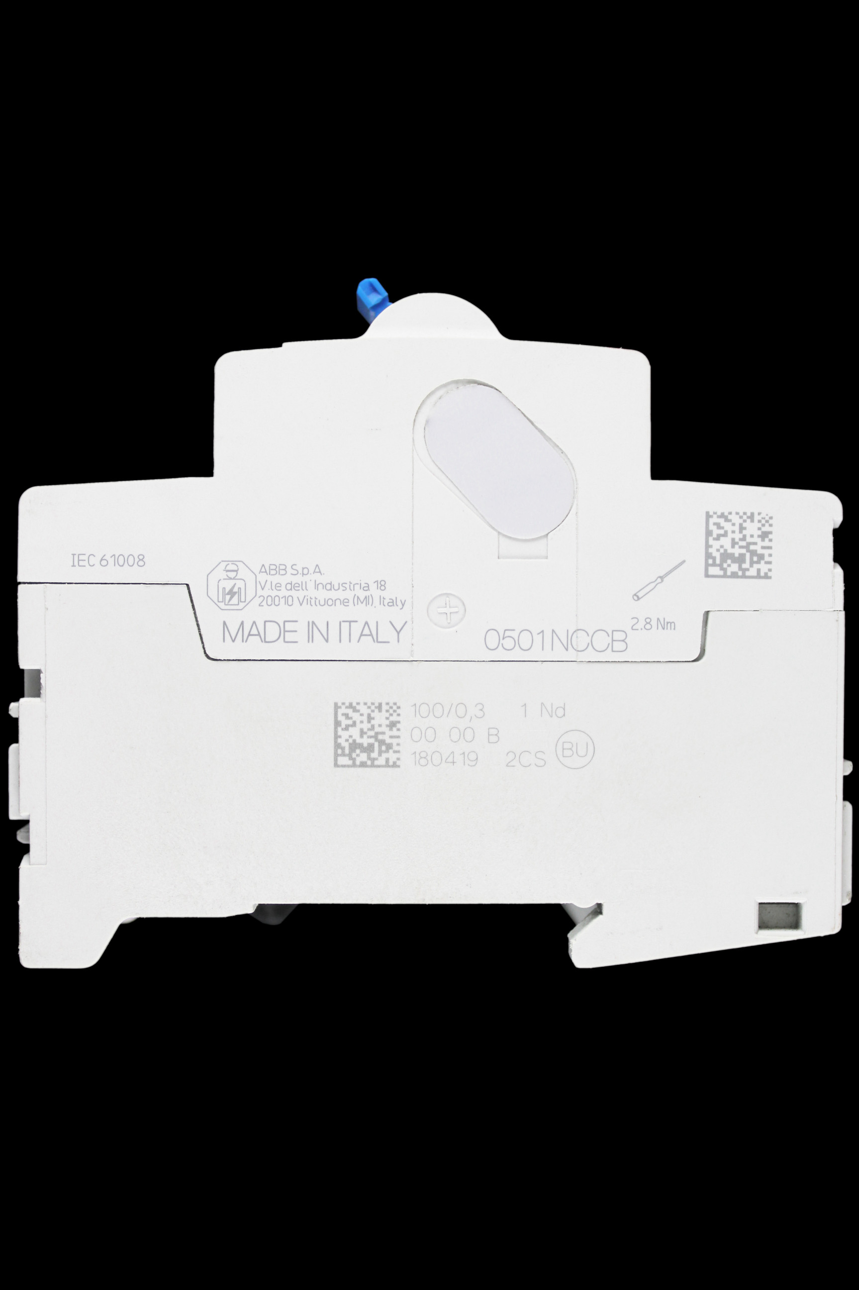 ABB 100 AMP 300mA FOUR POLE RCCB TYPE AC F204 2CSF204001R3900