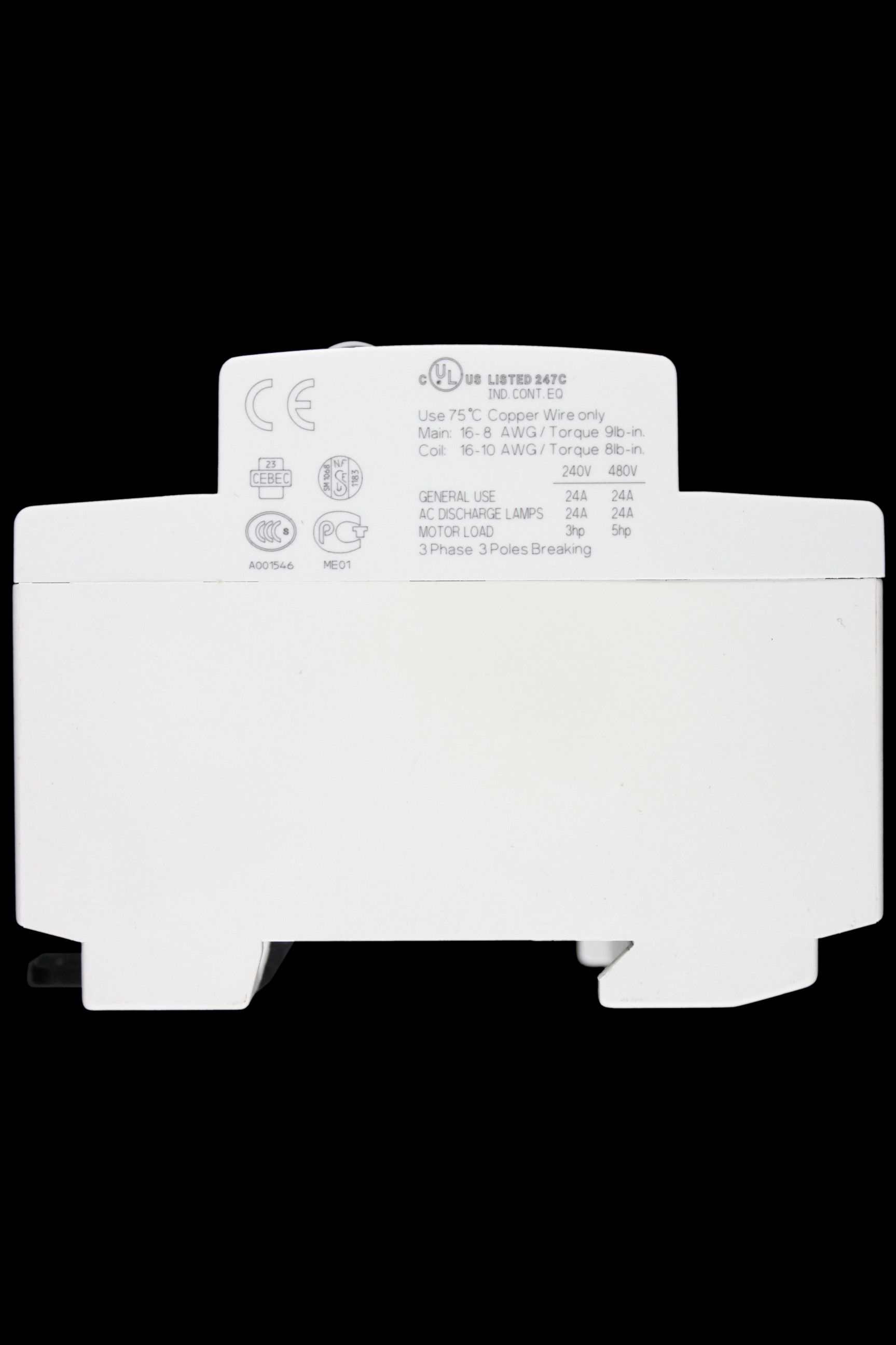 ABB 24 AMP FOUR POLE NO CONTACTOR0 230-240V AC/DC COIL ESB 24-40