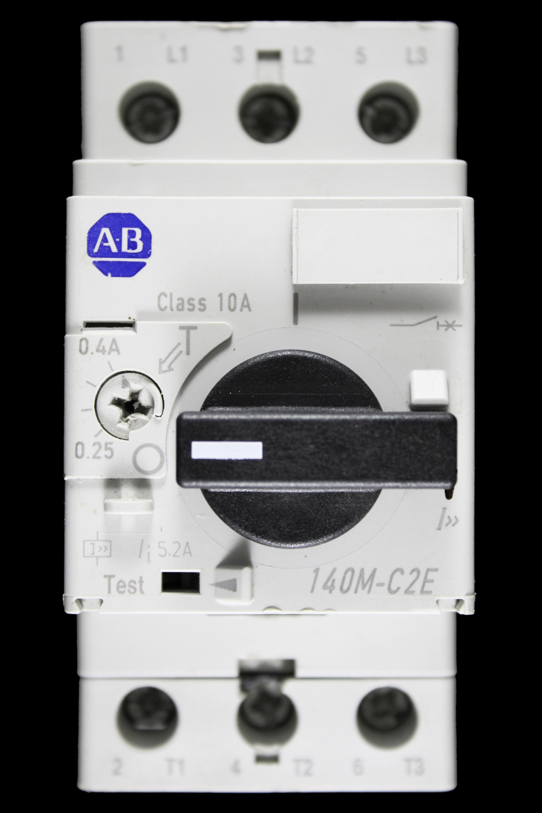 ALLEN BRADLEY 0.25-0.4 AMP MOTOR PROTECTION CIRCUIT BREAKER 140M-C2E-A40