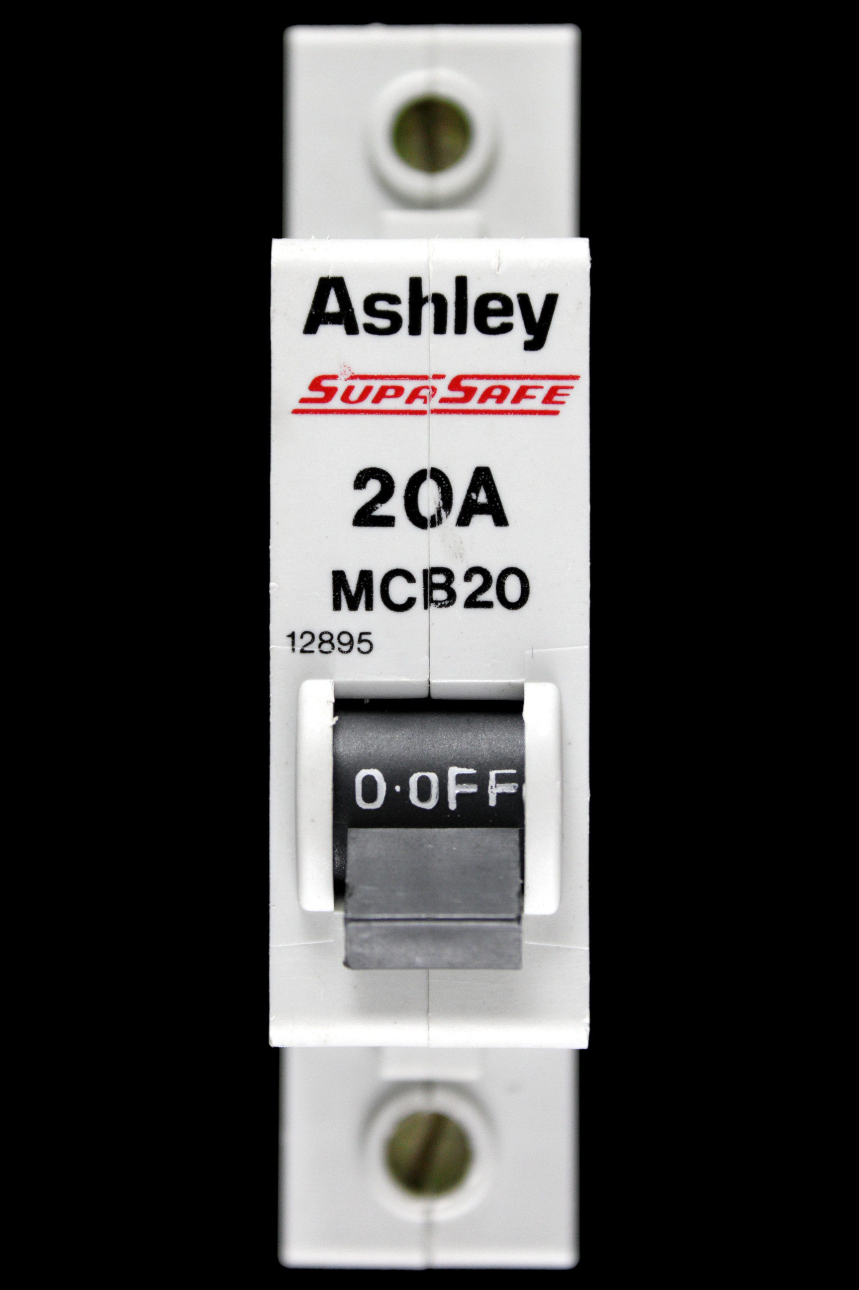 ASHLEY 20 AMP TYPE 1 M6 MCB CIRCUIT BREAKER SUPASAFE MCB20 12895